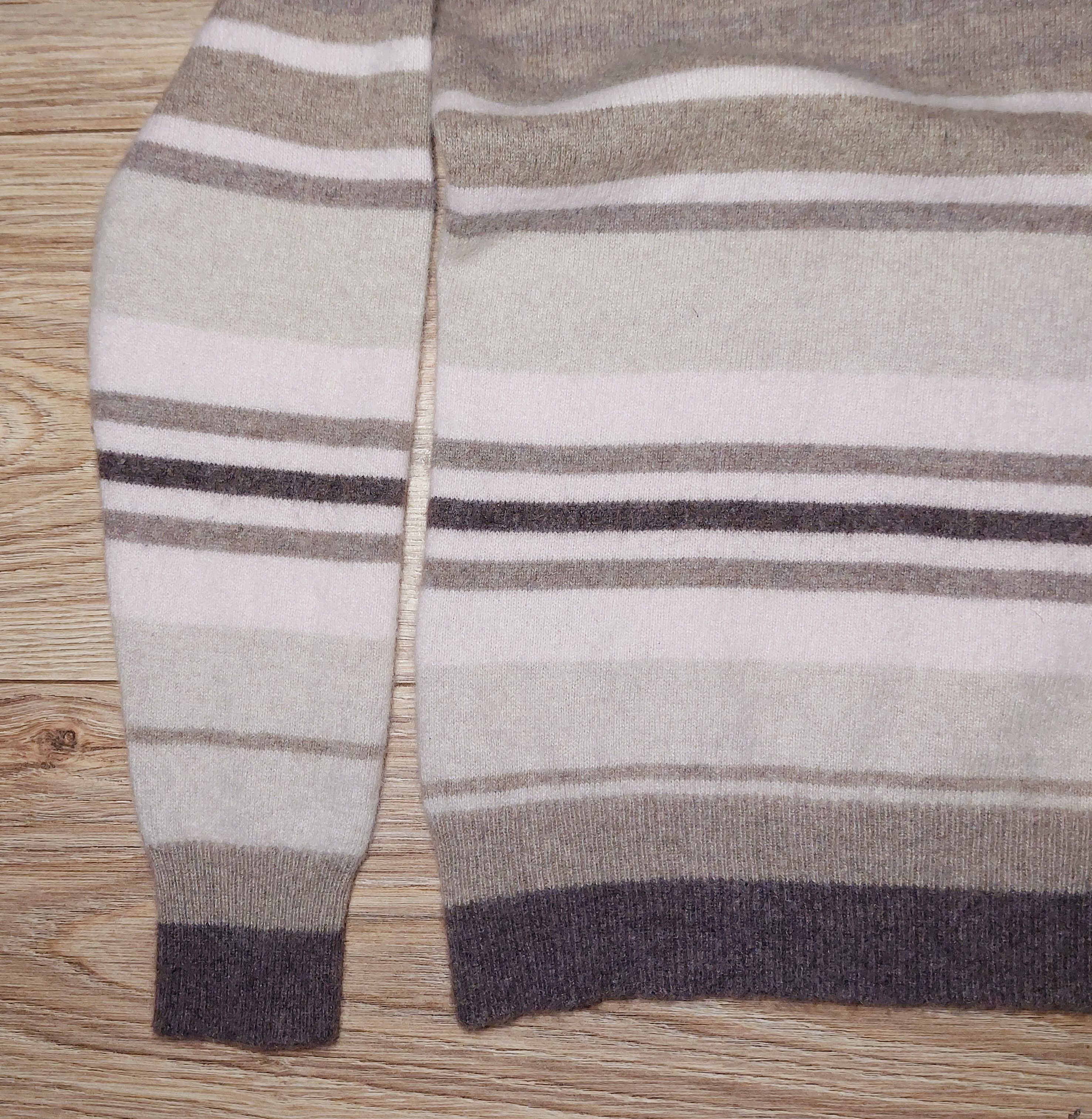 Marks & Spencer 100% cashmere sweater turtleneck jumper beige luxury soft Size M / US 6-8 / IT 42-44 - 3 Thumbnail