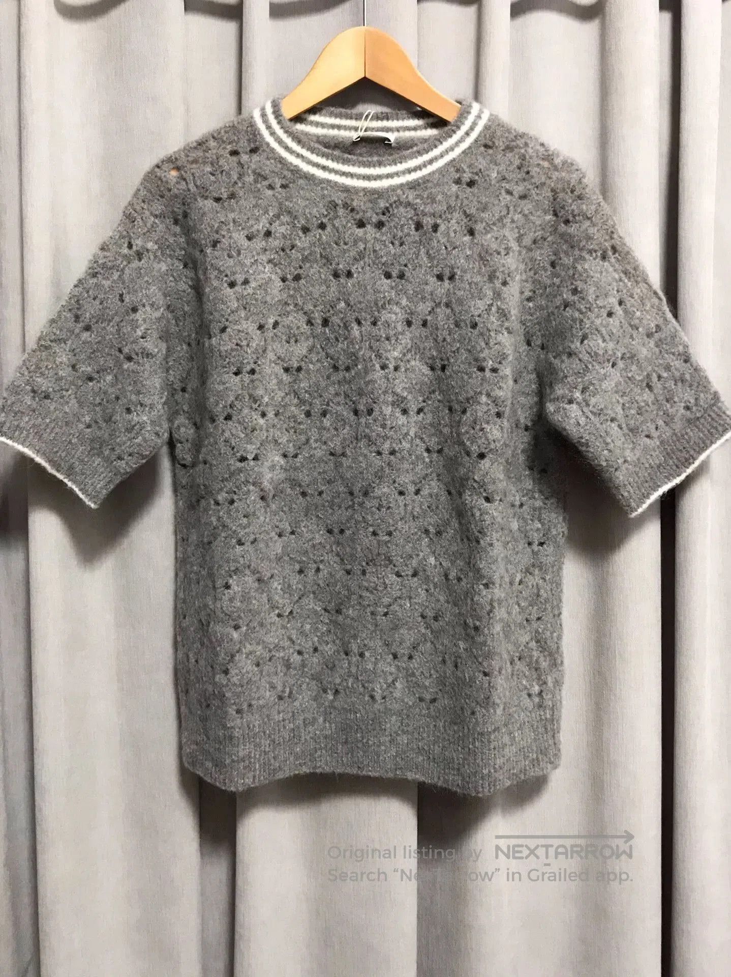 Brunello Cucinelli Brunello Cucinelli Gray Knit Sweater. Size US M / EU 48-50 / 2 - 2 Thumbnail