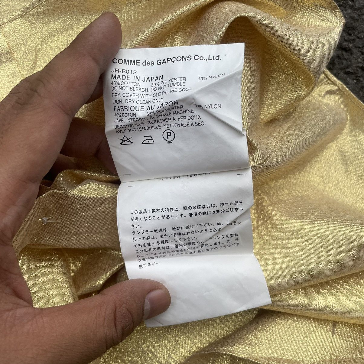 Junya Watanabe AD2006 Junya Watanabe Gold Metallic Shirts Button Up Size US S / EU 44-46 / 1 - 5 Thumbnail