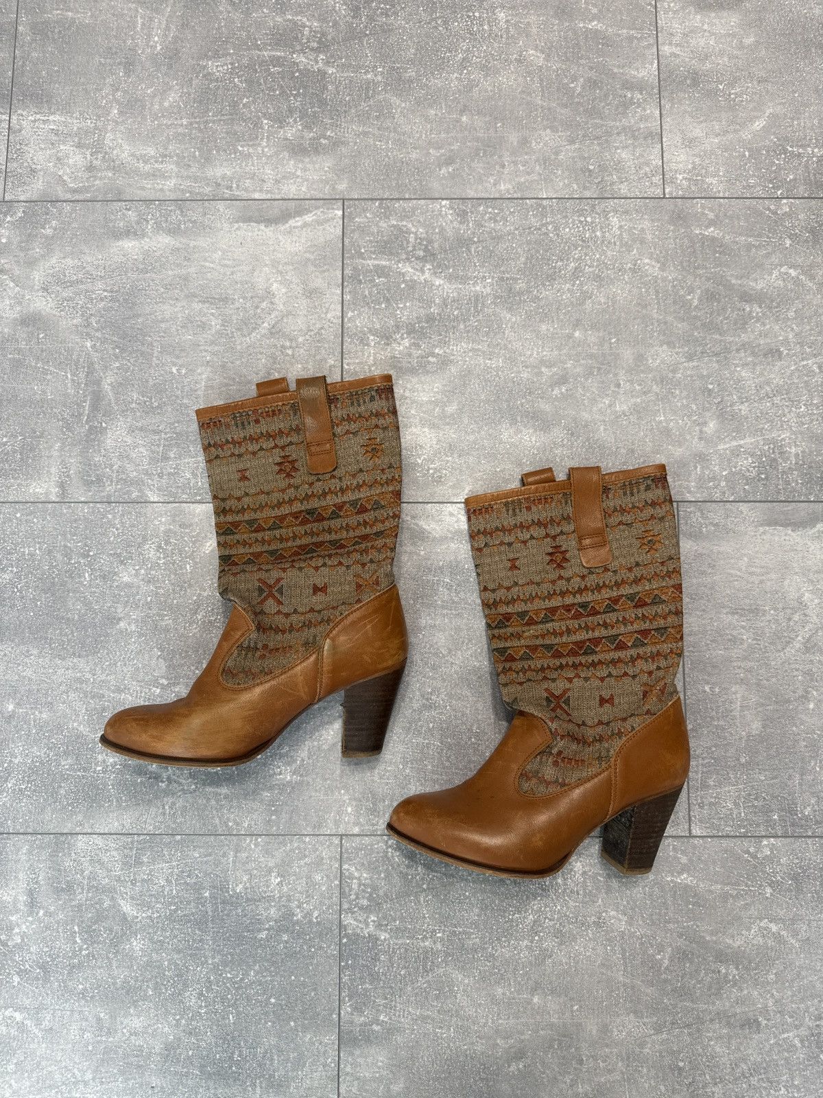 A.S.98 Rare Vintag Leather boots Size US 6 / IT 36 - 1 Thumbnail