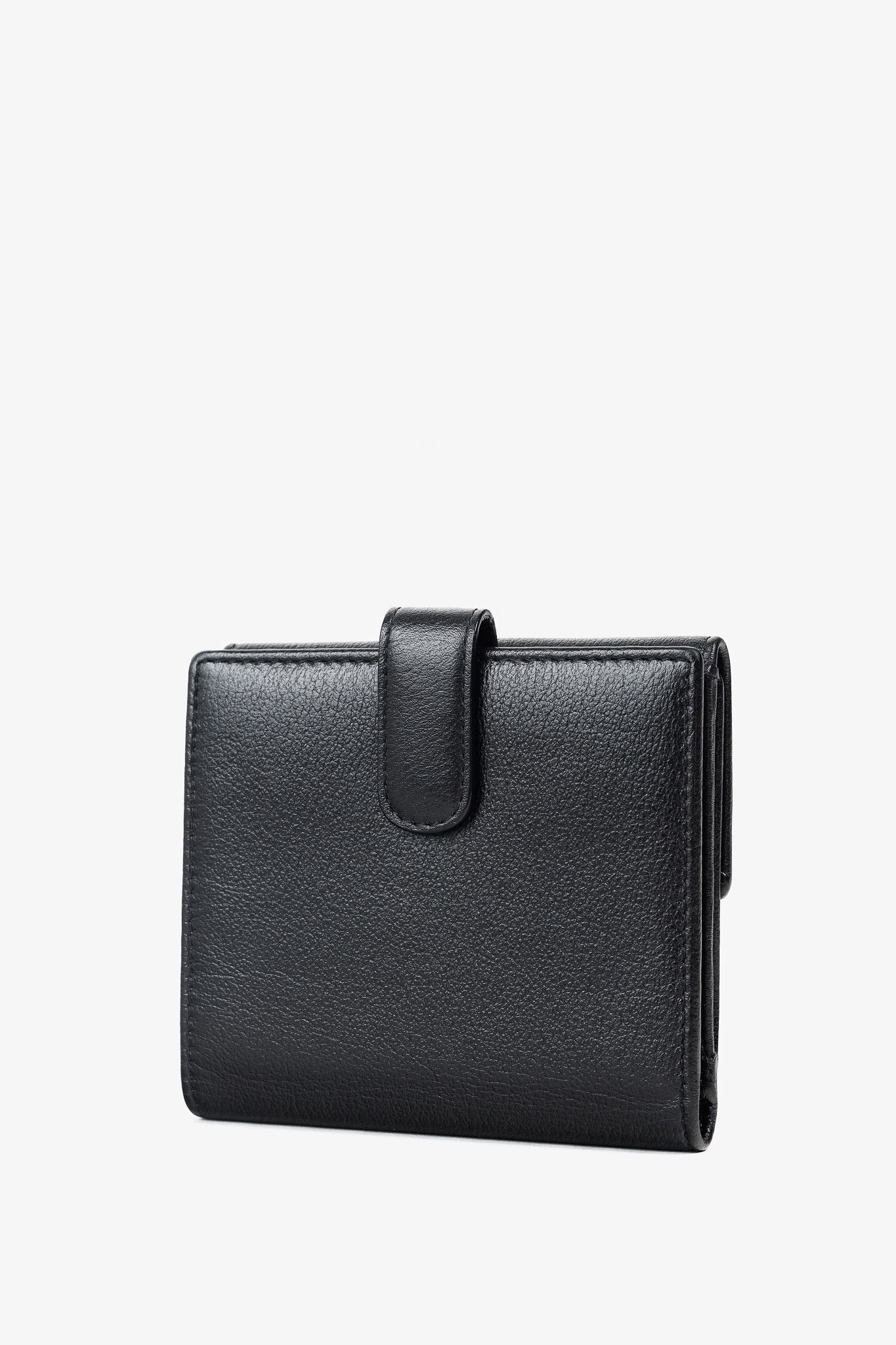 Chanel Chanel Camellia Black Leather Compact Wallet Size ONE SIZE - 3 Thumbnail
