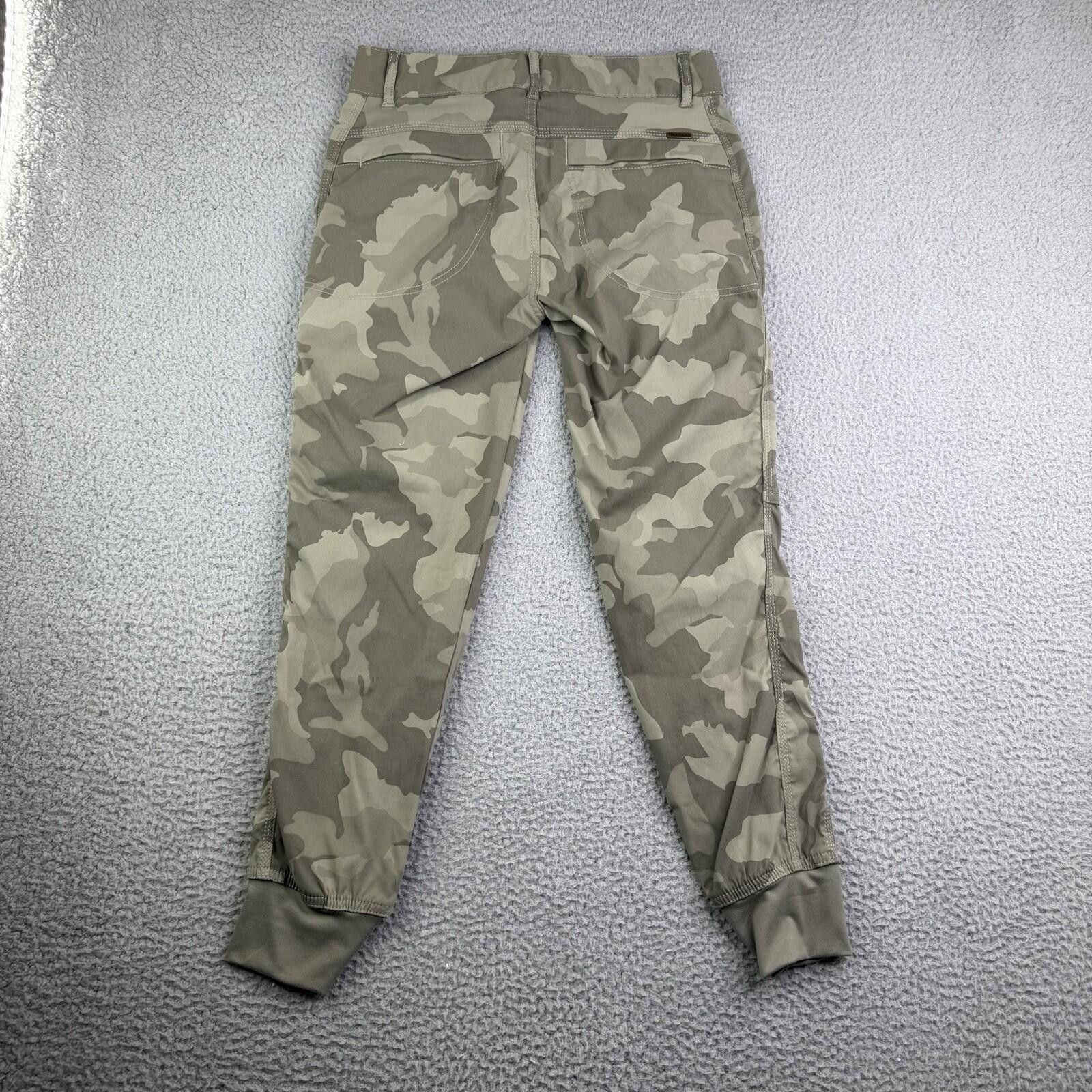 Prana Prana Halle Green Camo Joggers Women's 0 (28x26) Flap Pocket Size 25" / US 0 / IT 36 - 2 Thumbnail