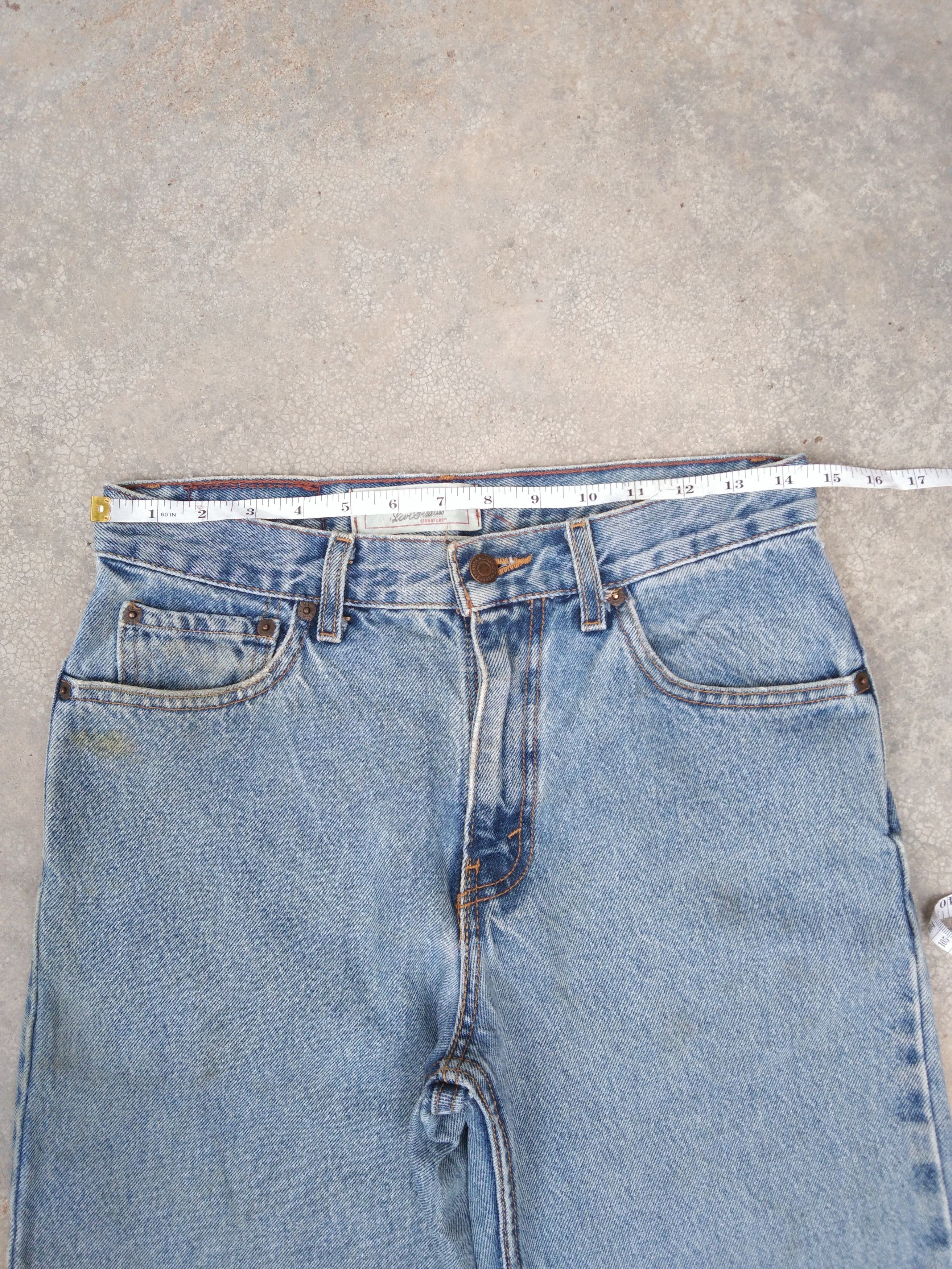 Levi's Vintage Levi's Signature Relaxed Straight Leg Jeans 29x30 Size US 29 - 6 Thumbnail