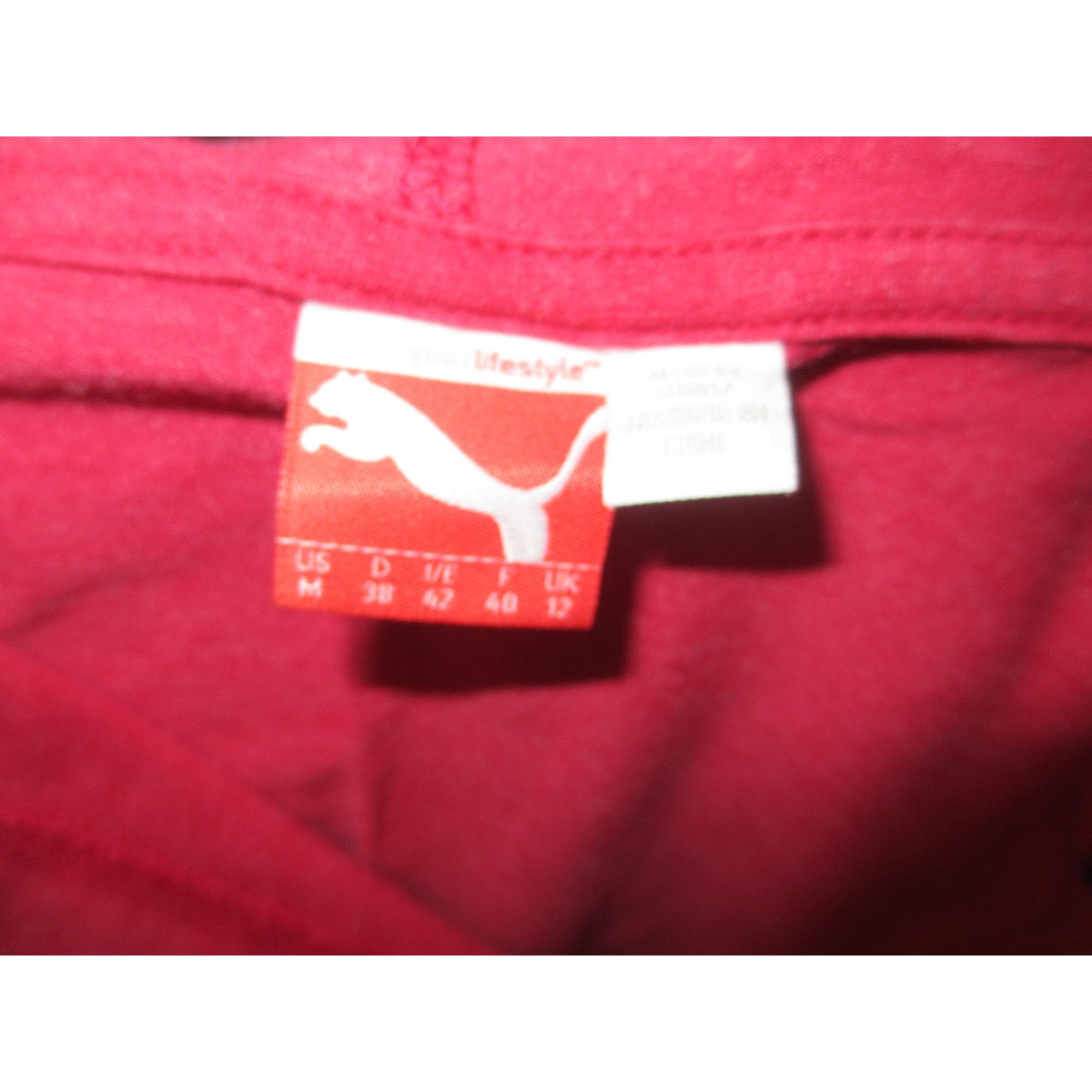 Puma Puma Brand Womens Pink Hooded Pullover With Front Pocket Lon Size M / US 6-8 / IT 42-44 - 7 Thumbnail