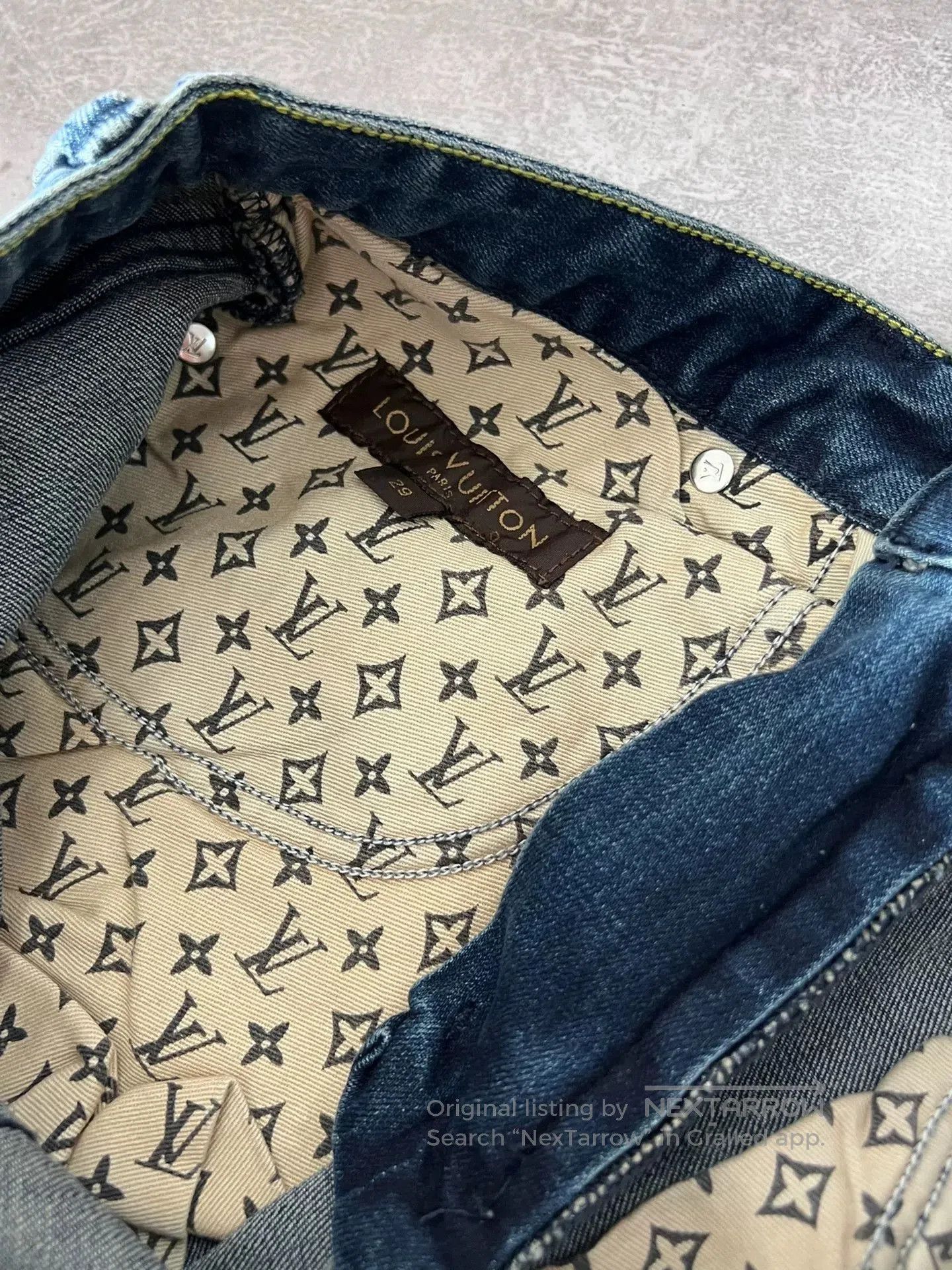 LVC Louis Vuitton Men's Denim Jeans. Size US 29 - 7 Thumbnail