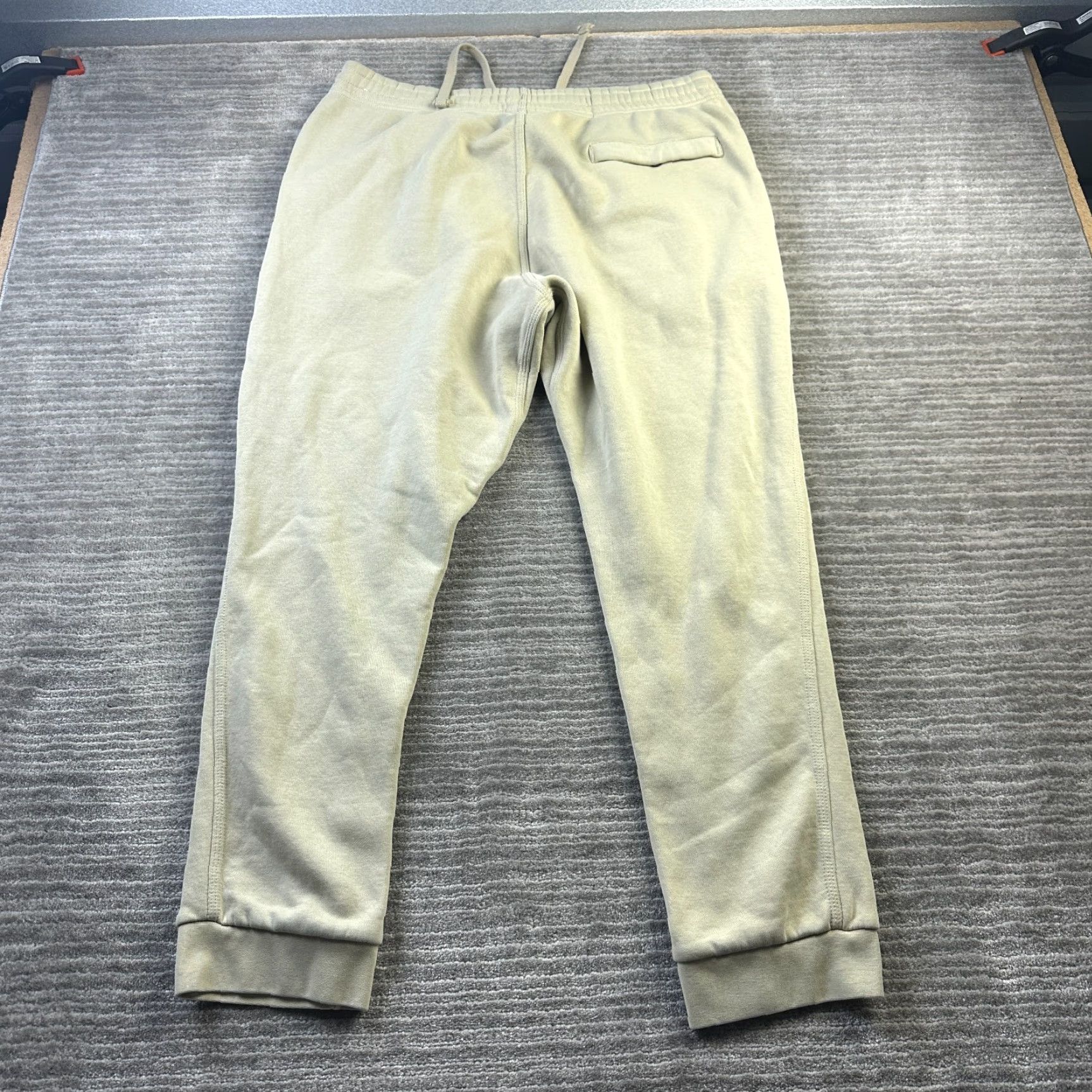 Nike Nike Pants Mens 2XL XXL Beige Tan Club Fleece Joggers Sweatpants Pockets Logo Size US 39 - 2 Thumbnail