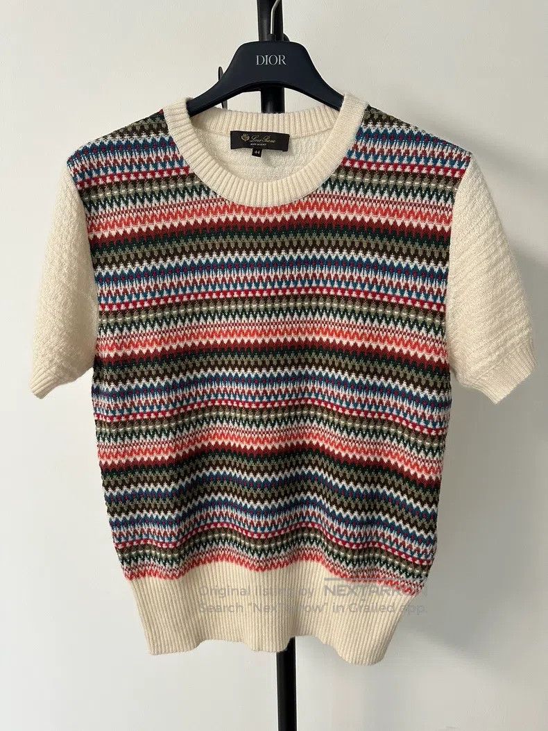 Loro Piana Loro Piana Woolen short sleeves Size M / US 6-8 / IT 42-44 - 1 Thumbnail