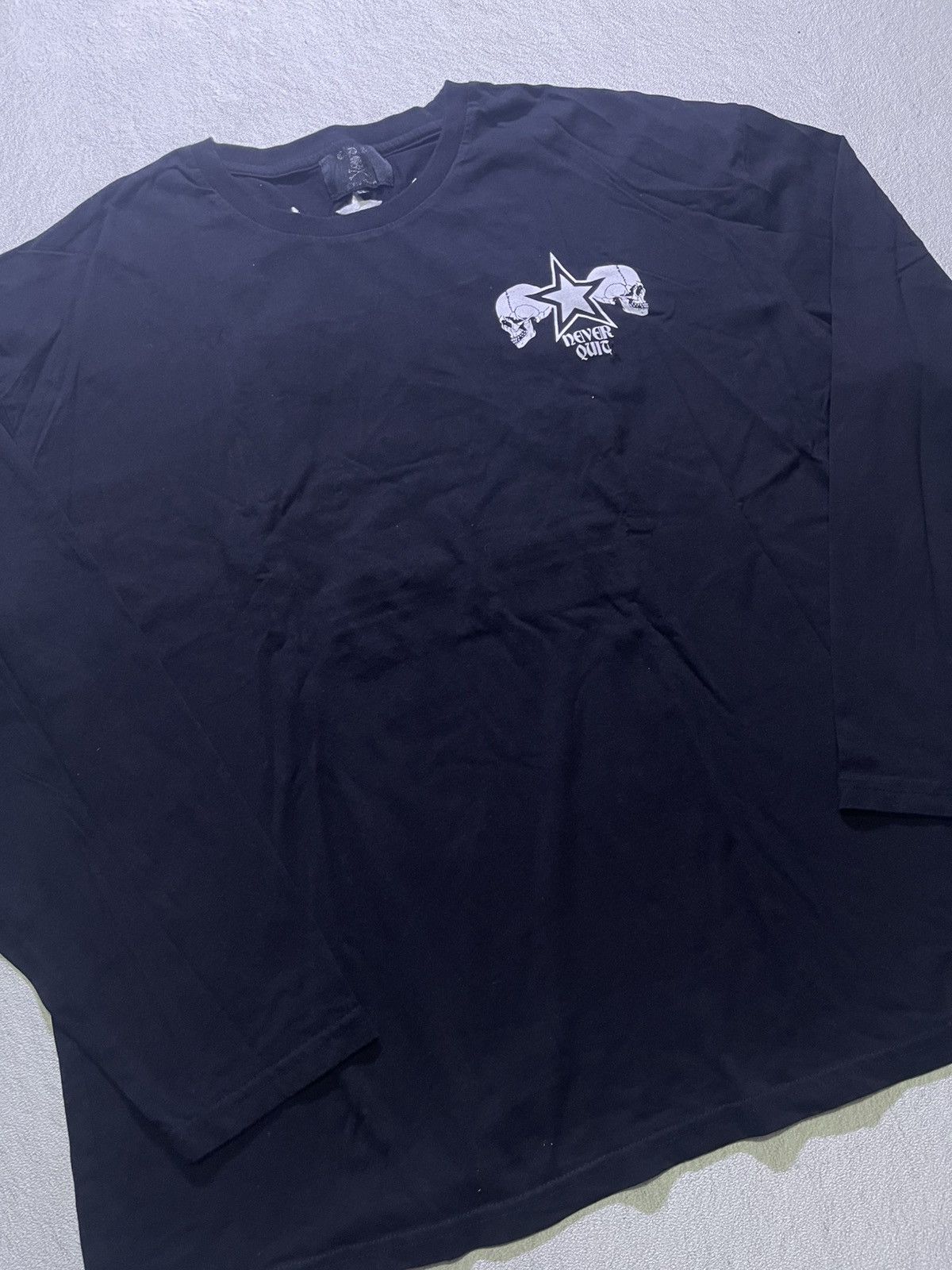 Hysteric Glamour Y2K long sleeve tshirt black big skull motif Size US XL / EU 56 / 4 - 6 Thumbnail