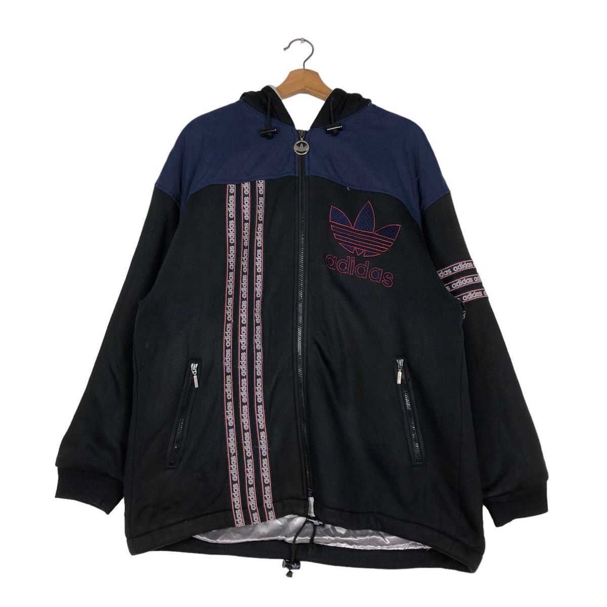 Adidas 🔥Vintage Adidas Multi Colour Block Zipper Jacket Big Logo Size US M / EU 48-50 / 2 - 11 Thumbnail