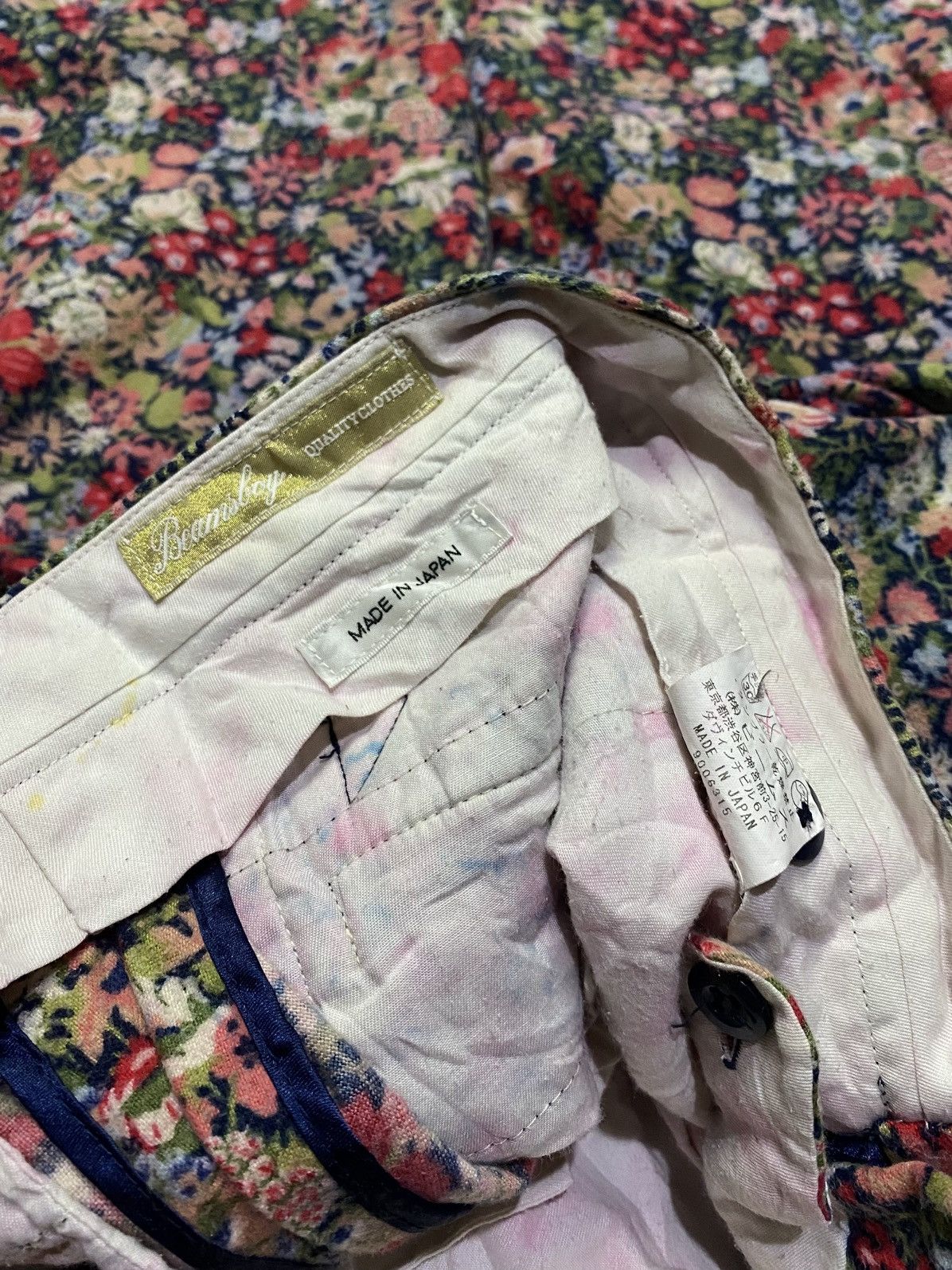 Beams Plus Beams Boy Floral Pants Size 27" / US 4 / IT 40 - 8 Thumbnail