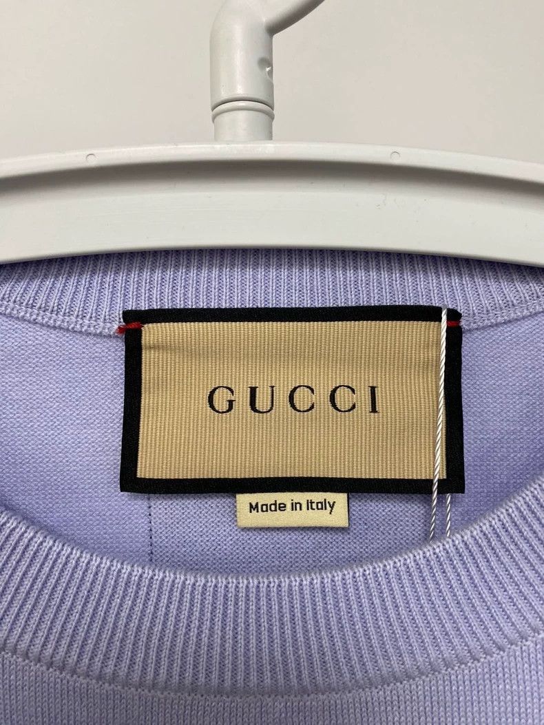 Gucci Gucci FW24 Cartoon Logo Letter Pattern Embroidery Round Nec Size US XS / EU 42 / 0 - 4 Thumbnail