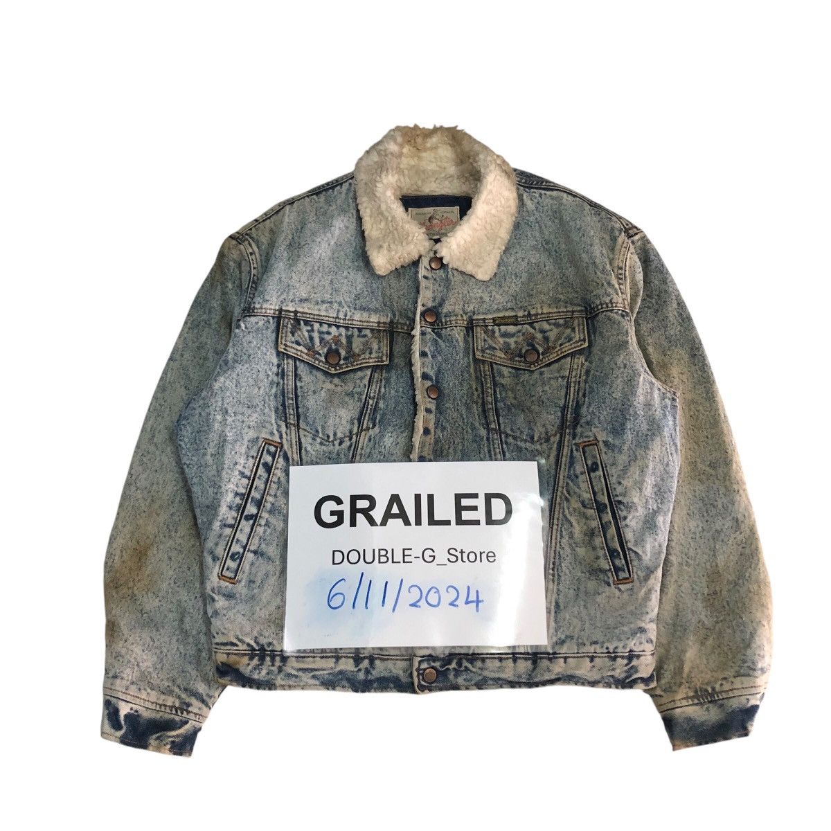 Japanese Brand × Vintage 📌Vintage Trucker Denim Jacket Wrangler American Cowboys Size US M / EU 48-50 / 2 - 1 Thumbnail