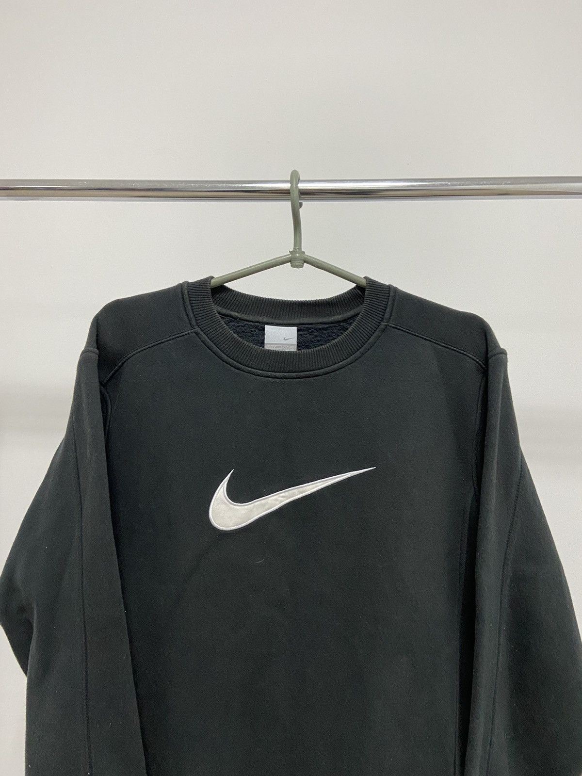 Nike × Vintage Nike Sweatshirt Big Swoosh Logo Vintage Y2K 90s Size US M / EU 48-50 / 2 - 2 Thumbnail