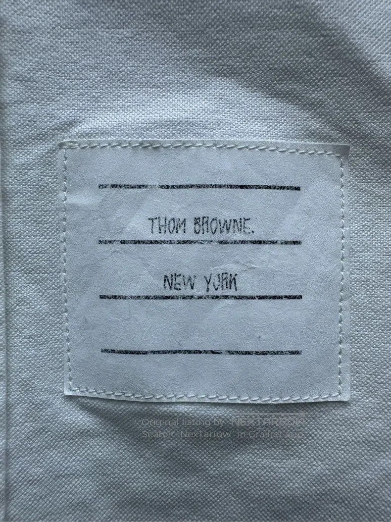 Thom Browne Thom Browne Striped short-sleeve T-shirt Size US XS / EU 42 / 0 - 5 Thumbnail