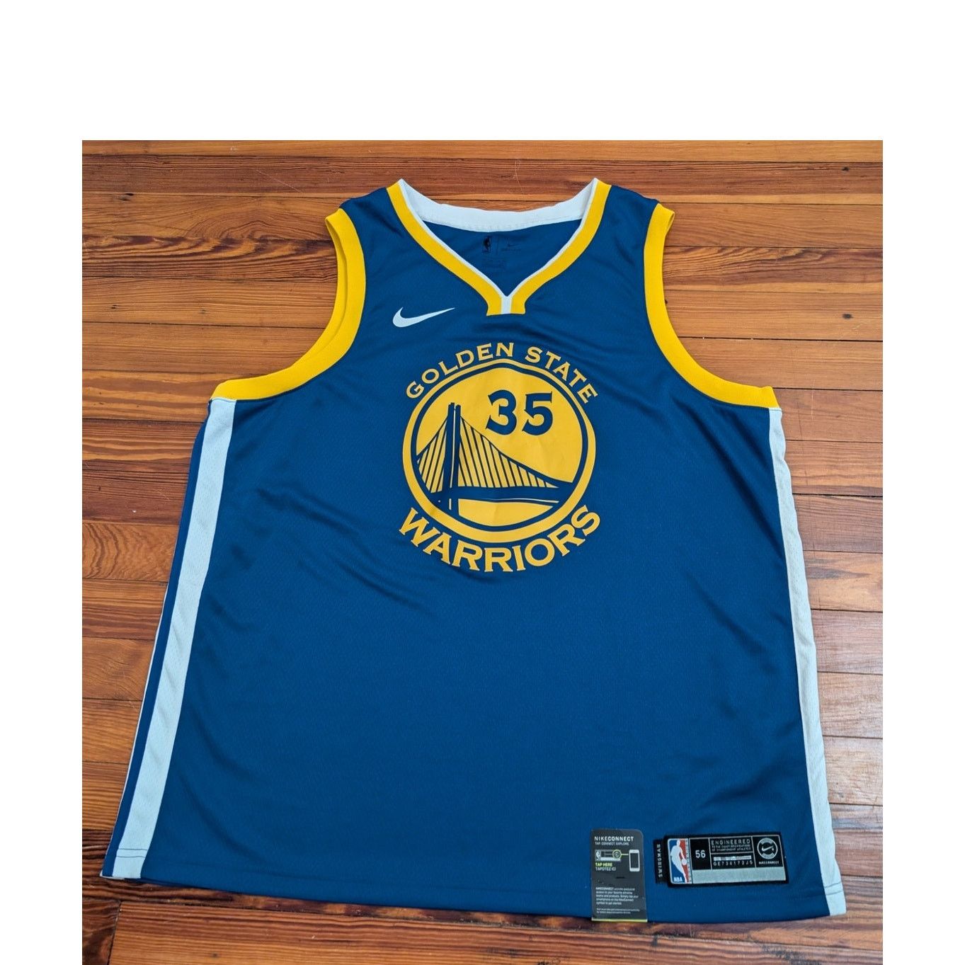Nike Nike Kevin Durant Golden State Warriors Jersey Size XL NWT Size US XL / EU 56 / 4 - 1 Thumbnail