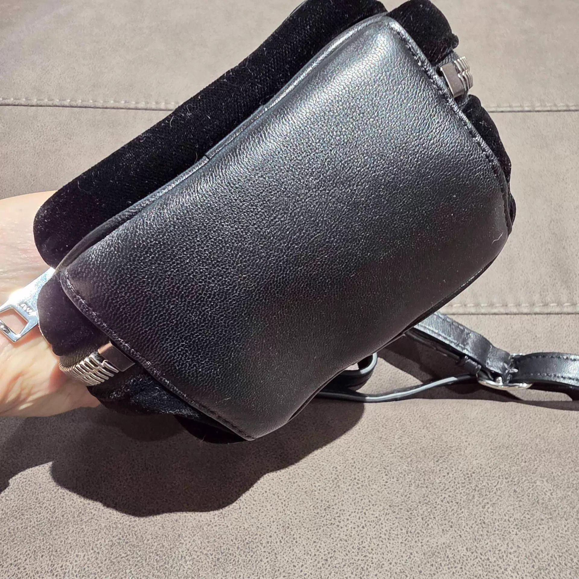 Alexander Wang Alexander Wang Attica Lambskin Cross/Backpack Black Size ONE SIZE - 4 Thumbnail