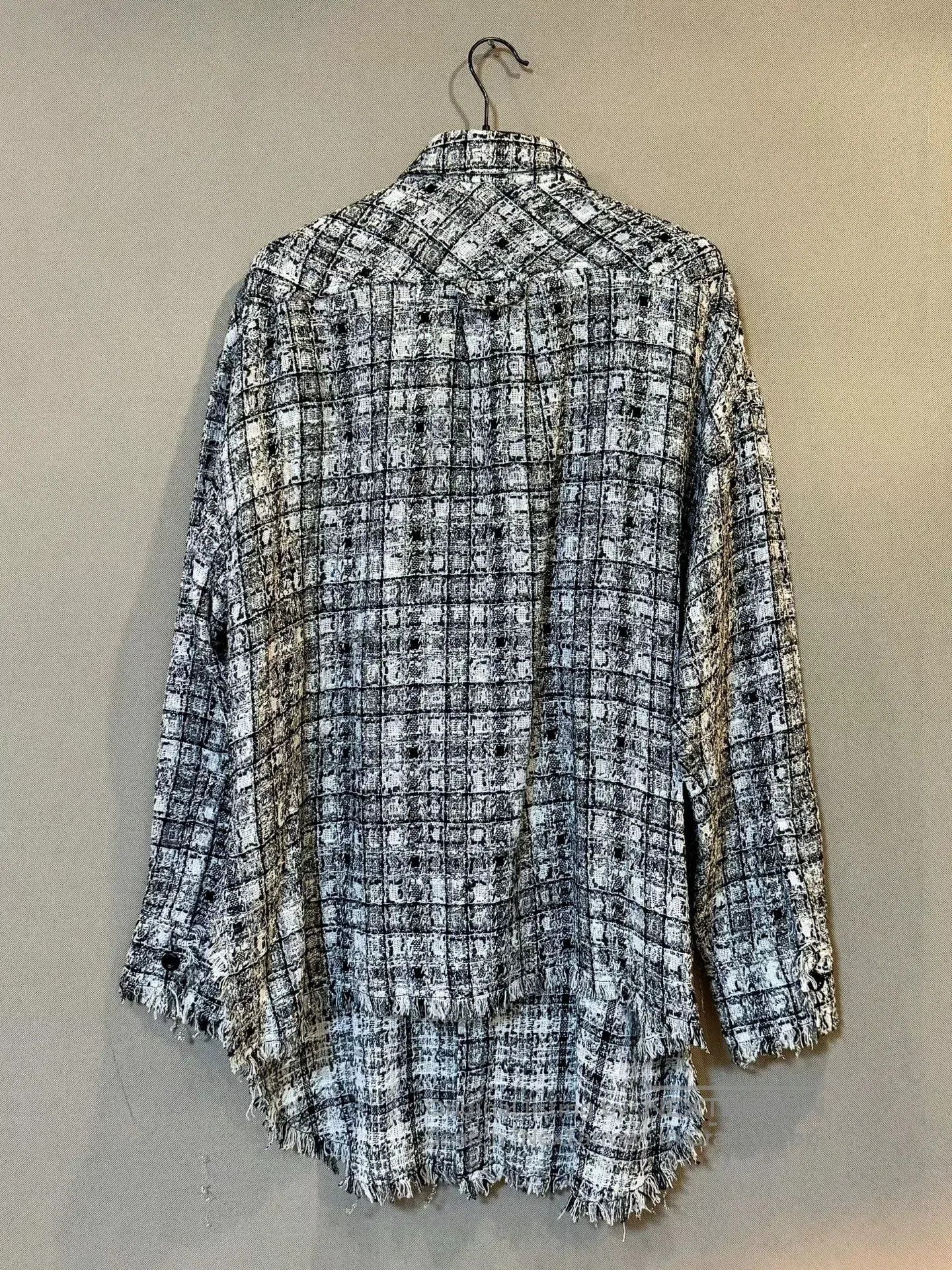 Faith Connexion Faith Connexion Black White Checkered Shirt. Size US S / EU 44-46 / 1 - 2 Thumbnail