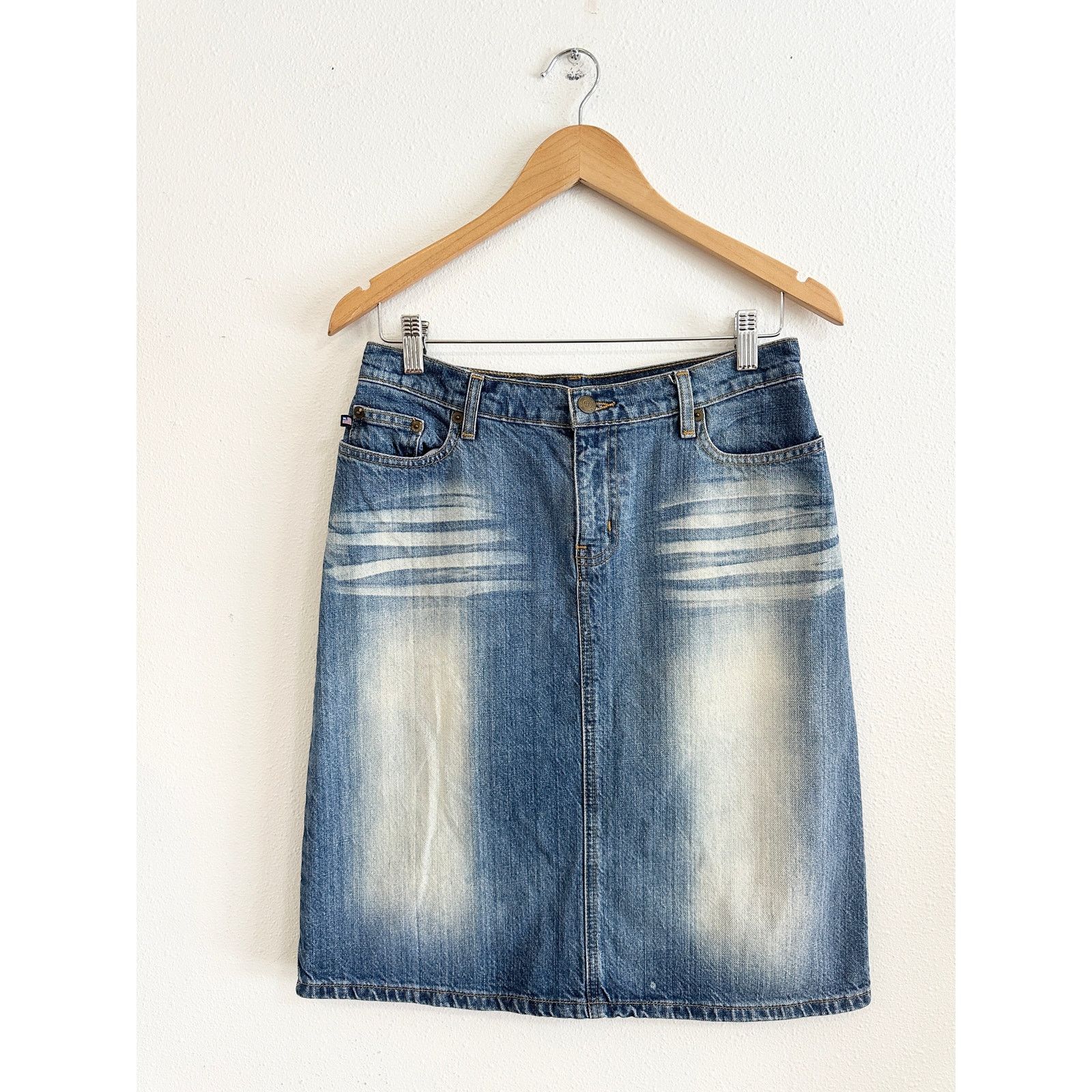Polo Ralph Lauren Y2K Polo Ralph Lauren Jean Skirt size 4 Size 27" / US 4 / IT 40 - 1 Thumbnail