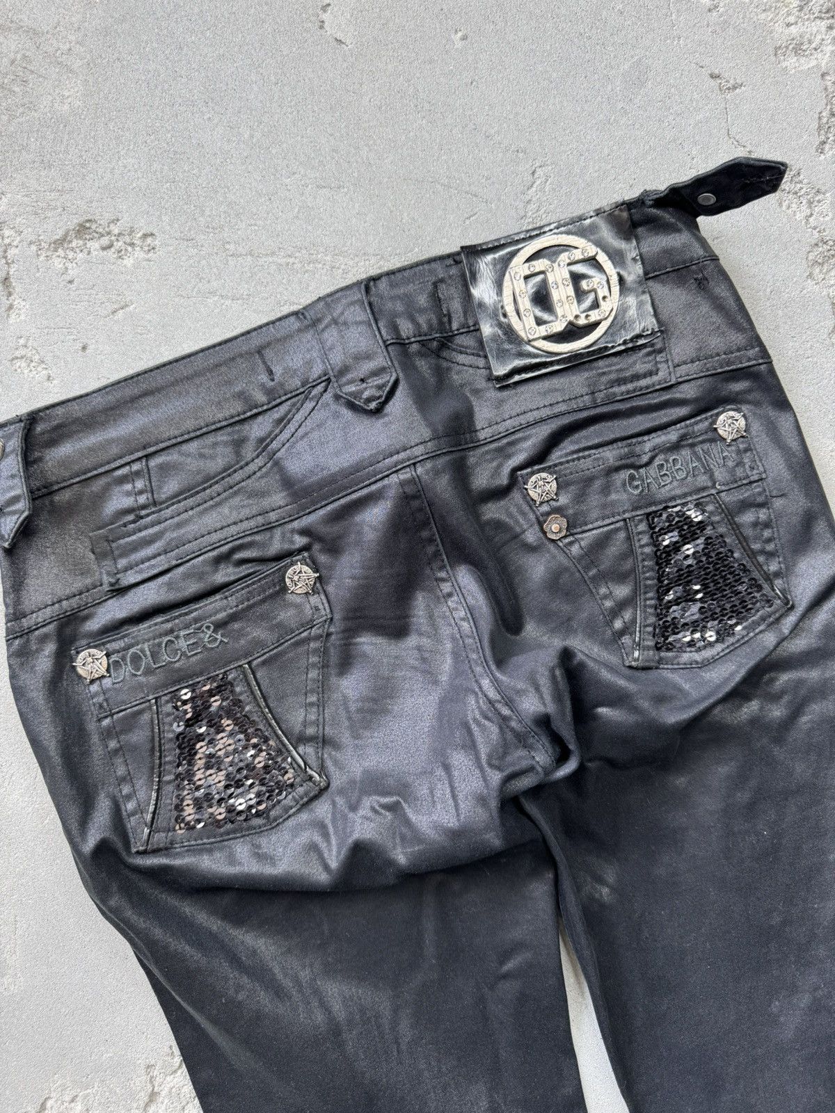Dolce & Gabbana DOLCE GABBANA Vintage Ghotic Pants Size 28" / US 6 / IT 42 - 6 Thumbnail
