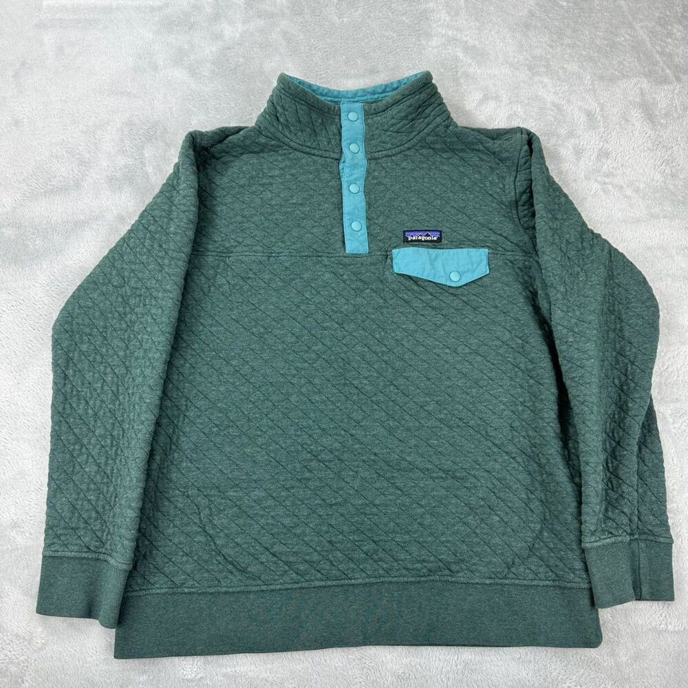 Patagonia Patagonia Green Snap T 1/4 Zip Men's Pullover Size L Size US L / EU 52-54 / 3 - 1 Thumbnail