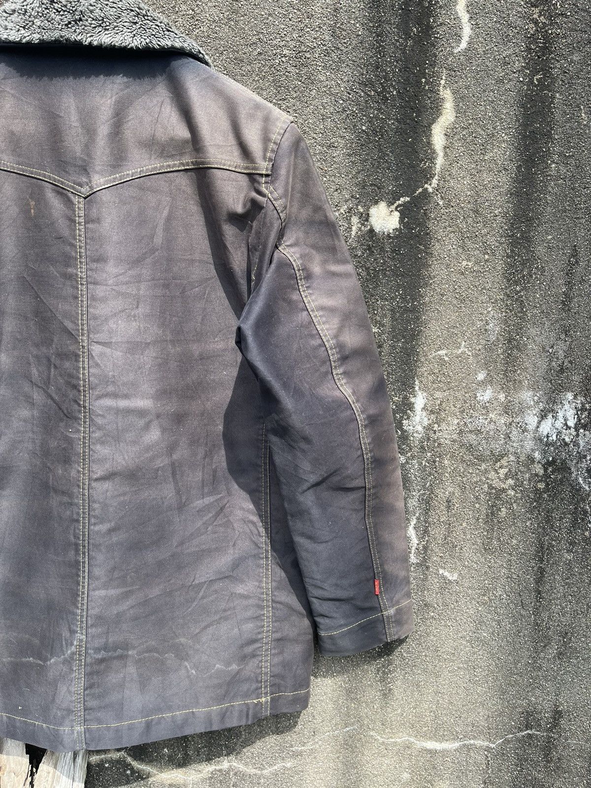 Levi's Vintage Levi’s Sherpa-Lined Barn Coat - Distressed Black Size US M / EU 48-50 / 2 - 15 Thumbnail