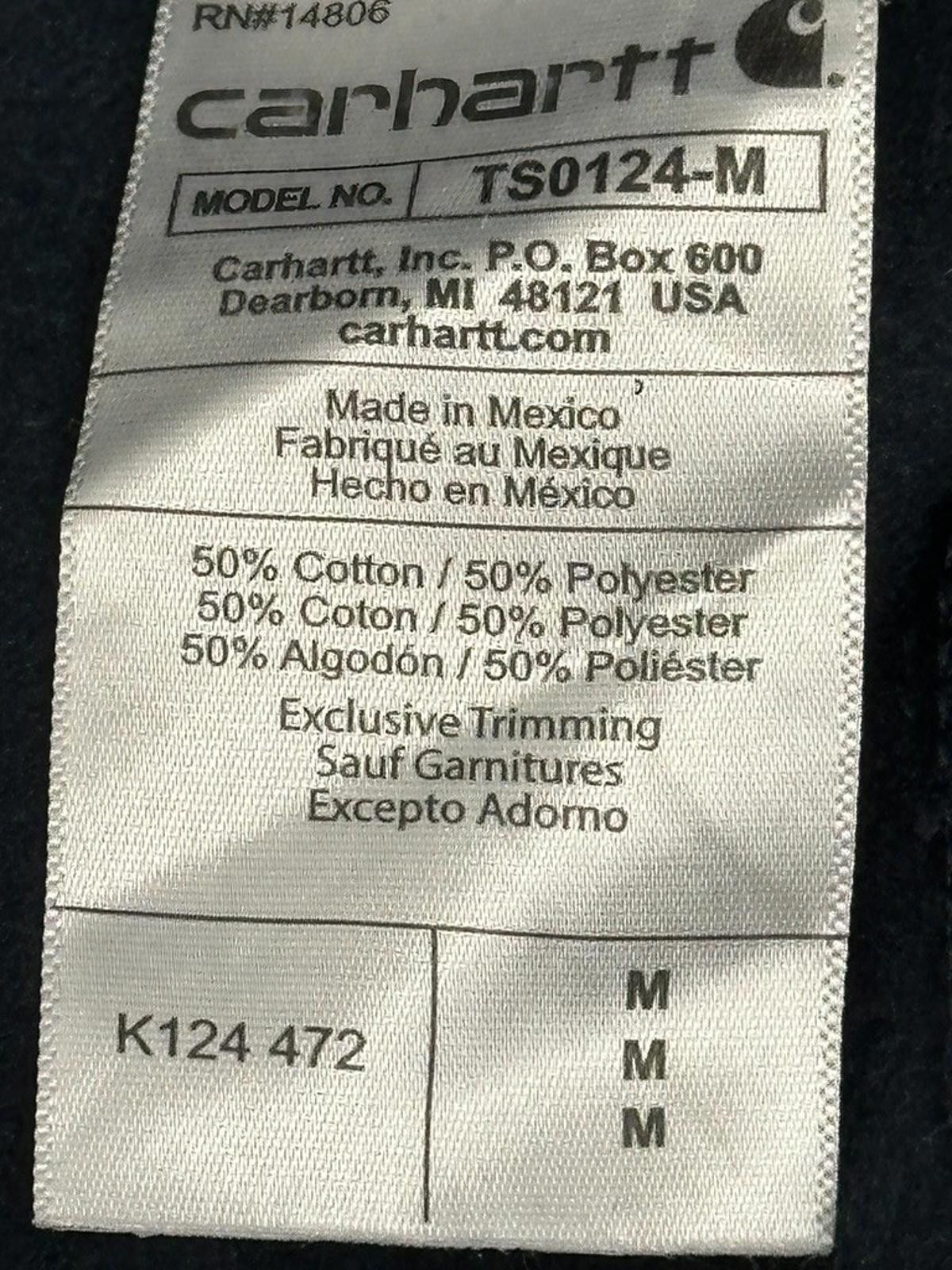 Carhartt Carhartt Unisex Medium Blue Long Sleeve Sweatshirt Size US M / EU 48-50 / 2 - 10 Thumbnail