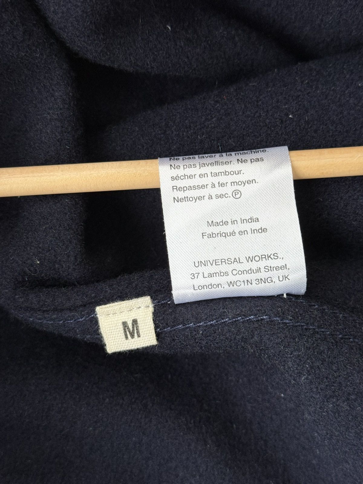 Universal Works Universal Works Cruiser Jacket Mowbray Navy Wool Size: M Size US M / EU 48-50 / 2 - 10 Thumbnail