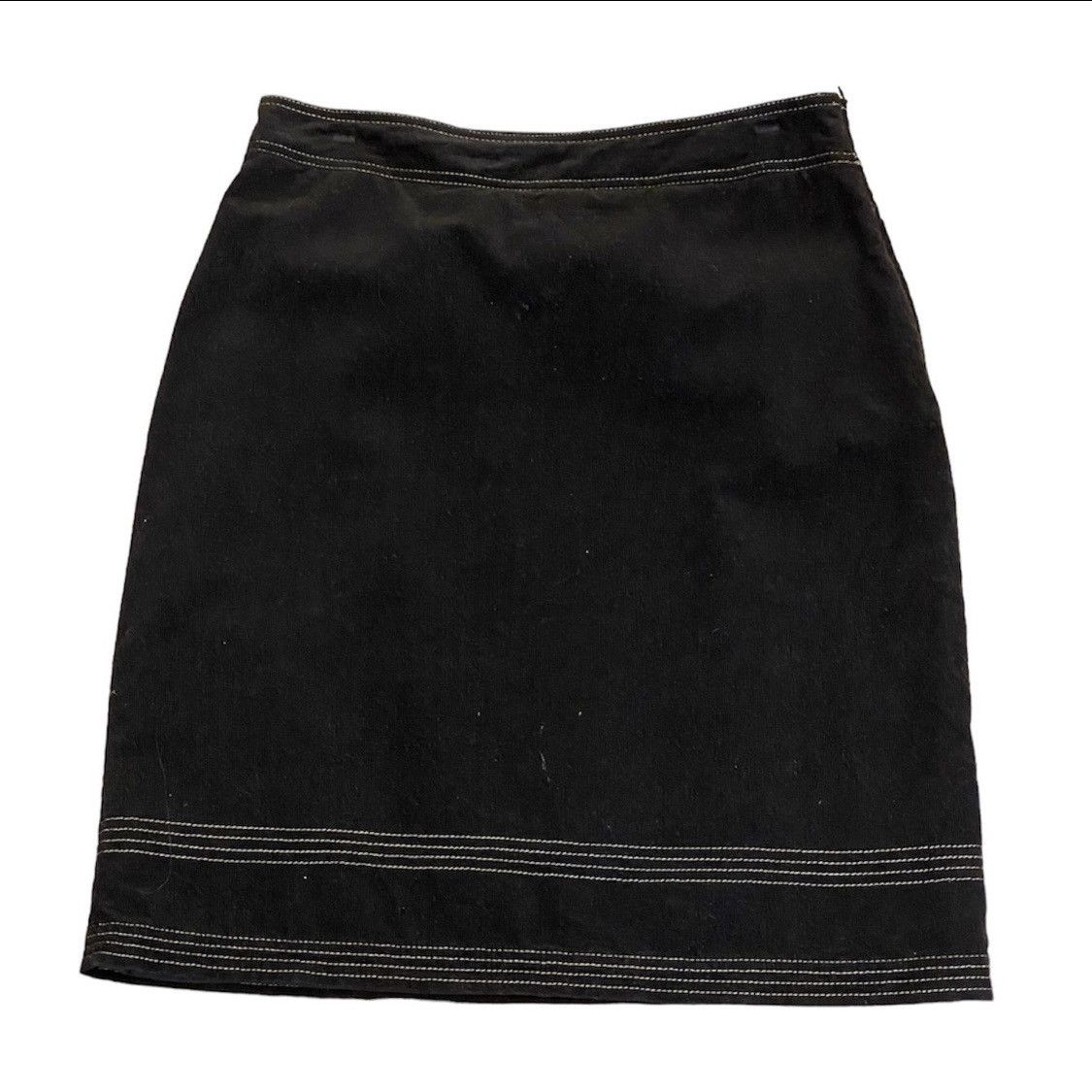 Boden Boden Black Corduroy Skirt Pencil 8 Tall Size 30" / US 8 / IT 44 - 1 Thumbnail