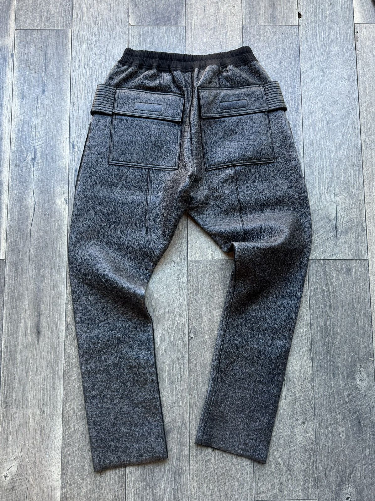 Rick Owens Rick Owens DRKSHDW Coated Denim Drawstring Cargo Pants - XS Size US 30 / EU 46 - 7 Thumbnail