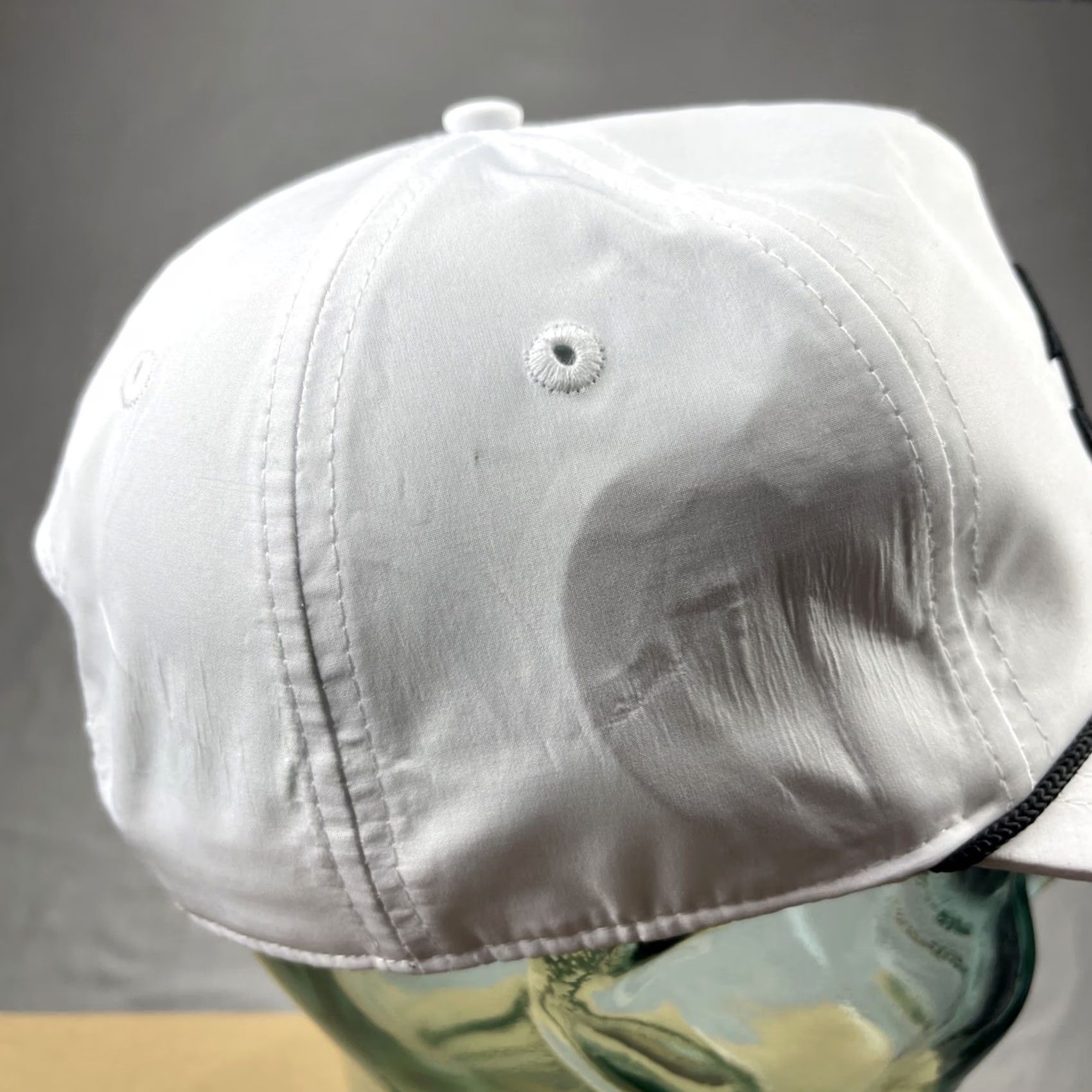 Roper Bad Birdie Hat Cap Mens Snapback White Black Scrip Rope Golf Performance Hat Cap Snapback Mens White Black Scrip Rope Golf Performance Size ONE SIZE - 5 Thumbnail