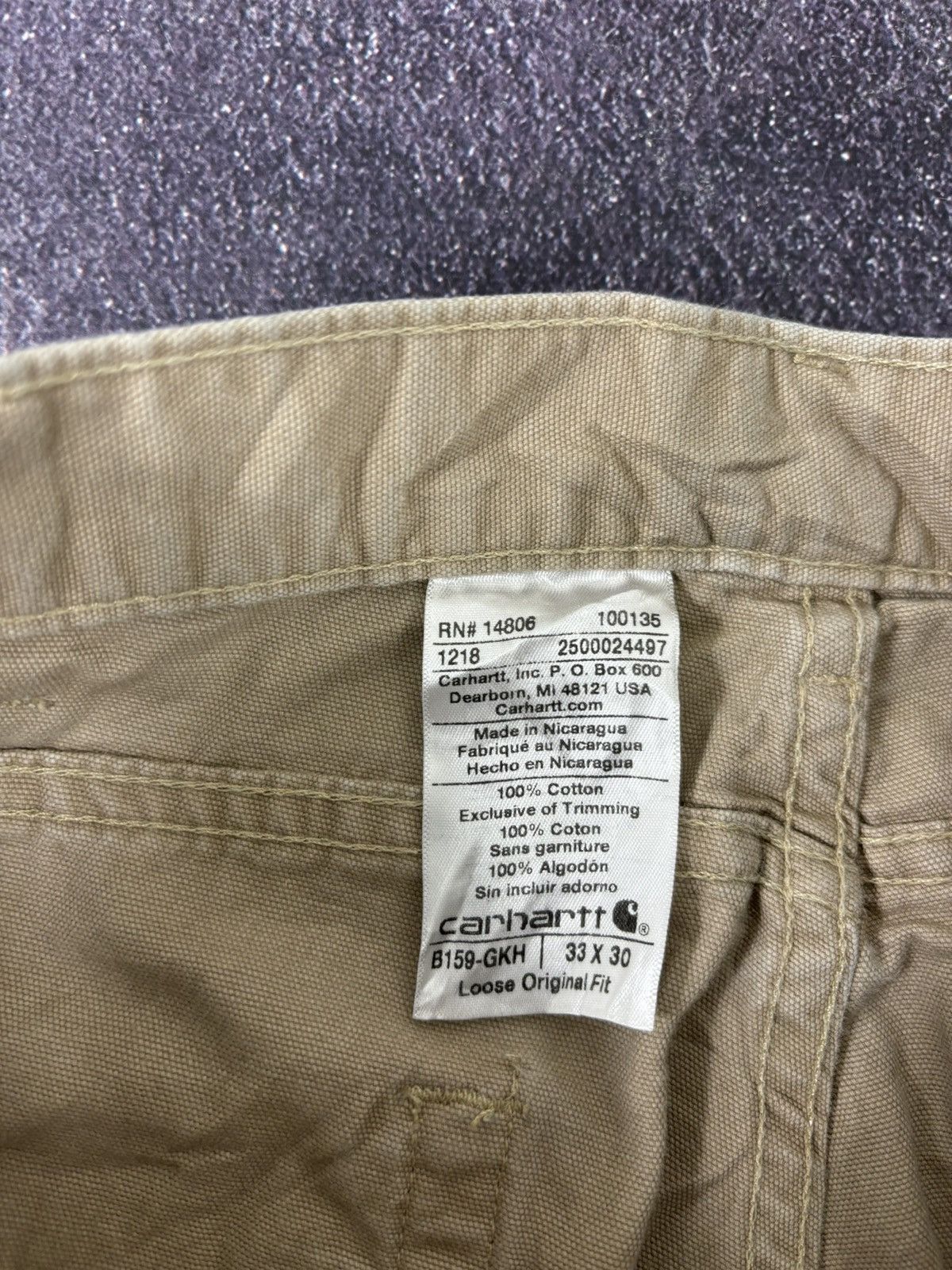 Carhartt Vintage Carhartt USA Cream Work Hype Baggy Pants Size US 33 - 18 Thumbnail