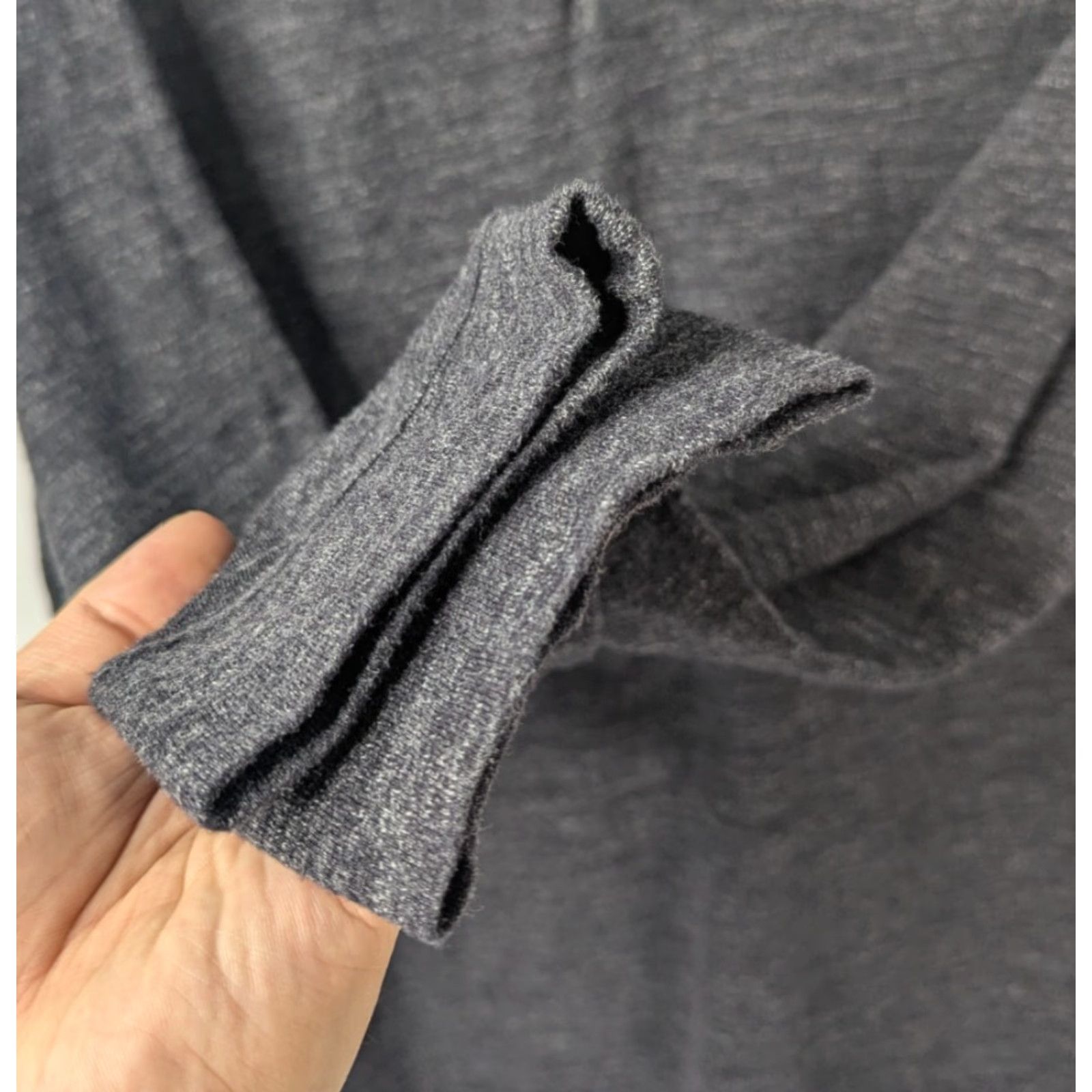 Vintage Marc Anthony Men’s Henley Shirt 2XL Dark Gray Stretch Long Sleeve Button Vintage: No Size US XXL / EU 58 / 5 - 3 Thumbnail