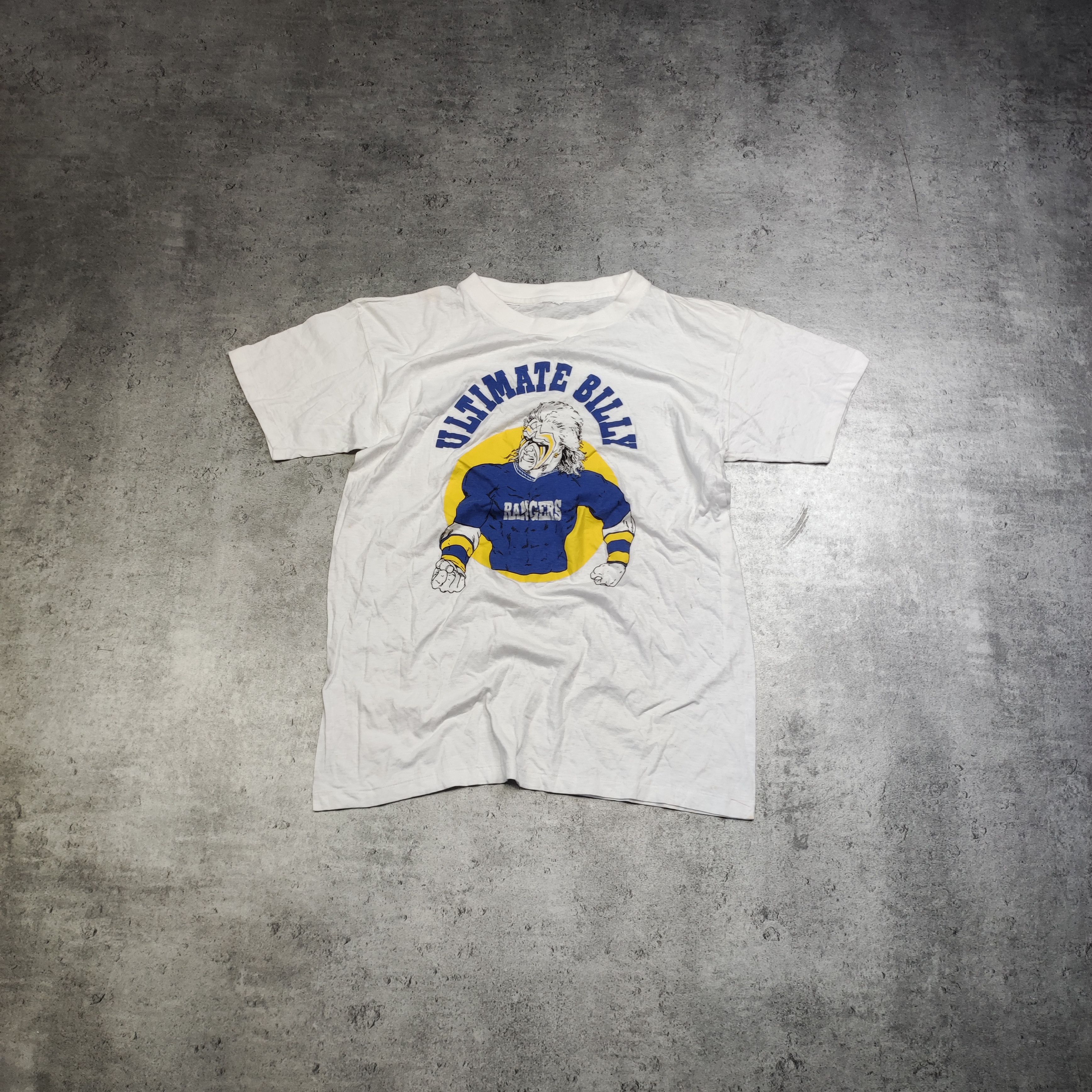Vintage RARE 90s Ultimate Billy x Glasgow Rangers Merch Promo Tee Size US M / EU 48-50 / 2 - 1 Thumbnail