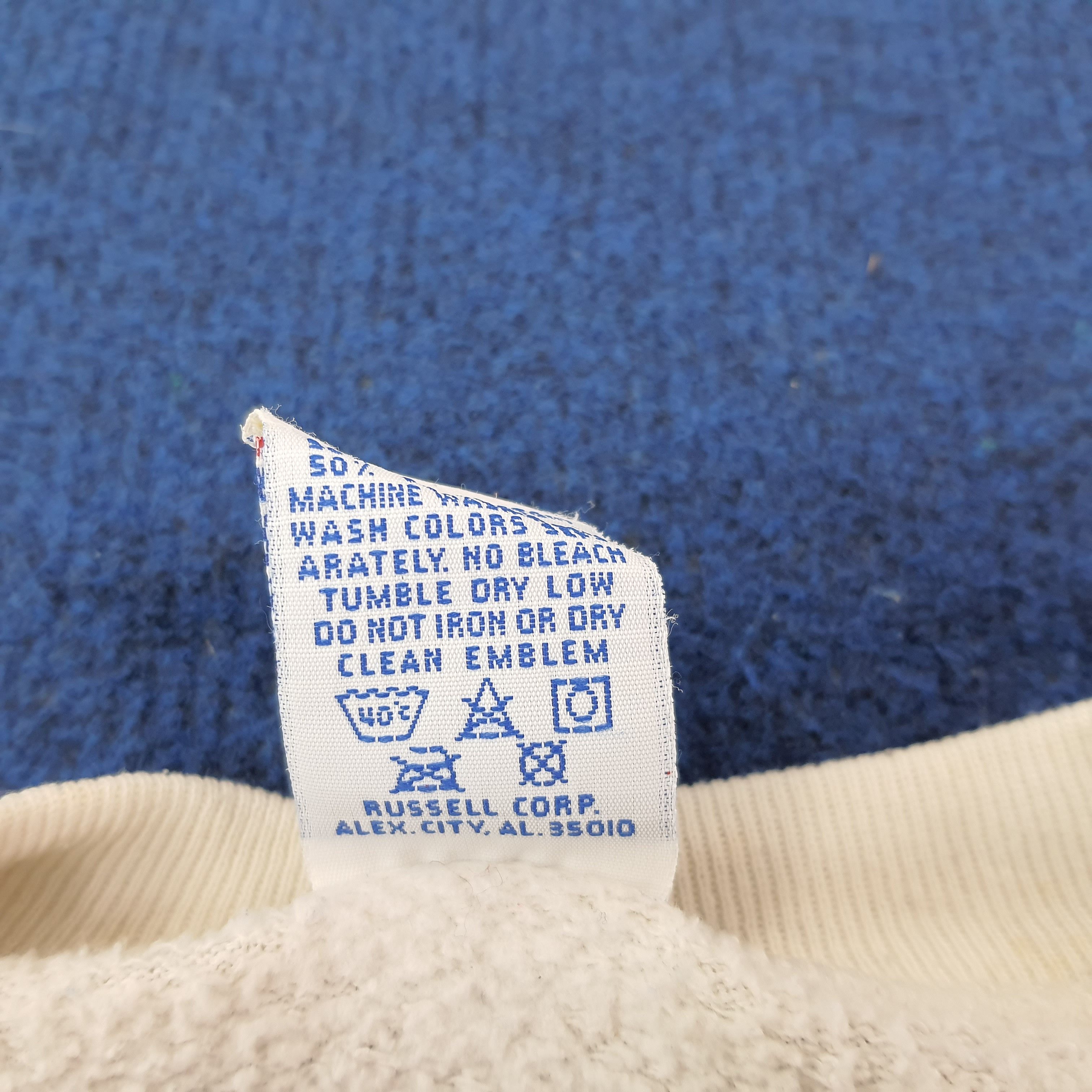Russell Athletic Vintage University of North Carolina UNC Sweatshirt C251N19 Size US L / EU 52-54 / 3 - 6 Thumbnail