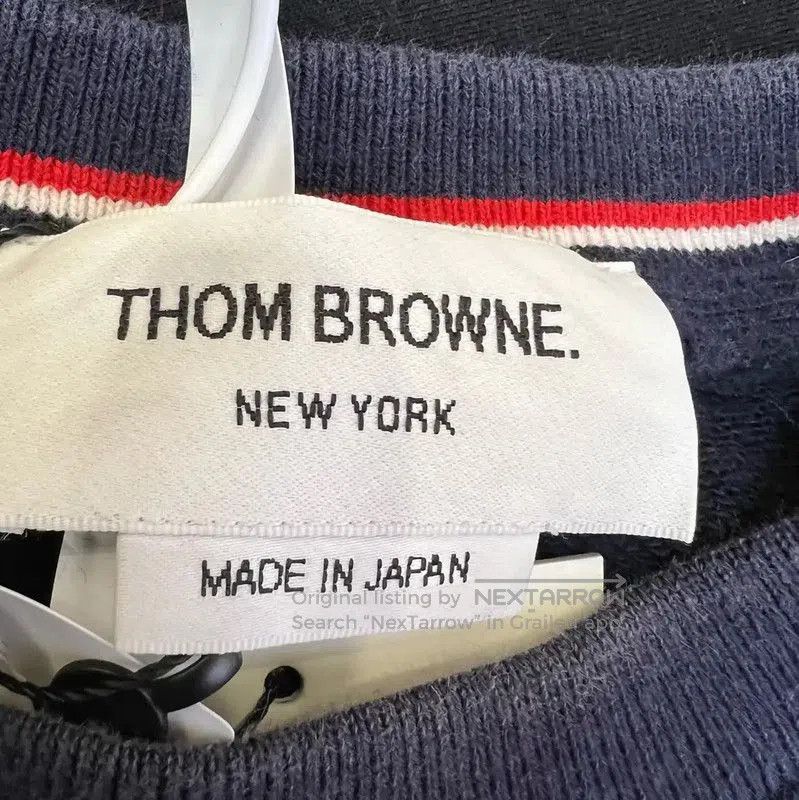 Thom Browne Thom Browne Women's Blue Cotton Sweatshirt . Size S / US 4 / IT 40 - 7 Thumbnail