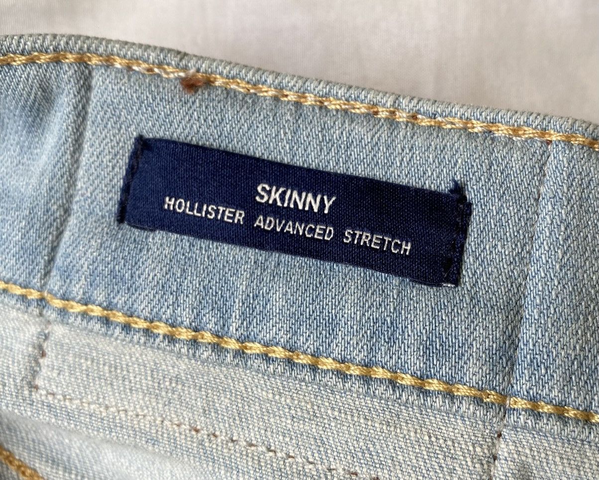 Hollister Hollister Advanced Stretch Light Blue Skinny Jeans W29 L30 Size US 29 - 3 Thumbnail