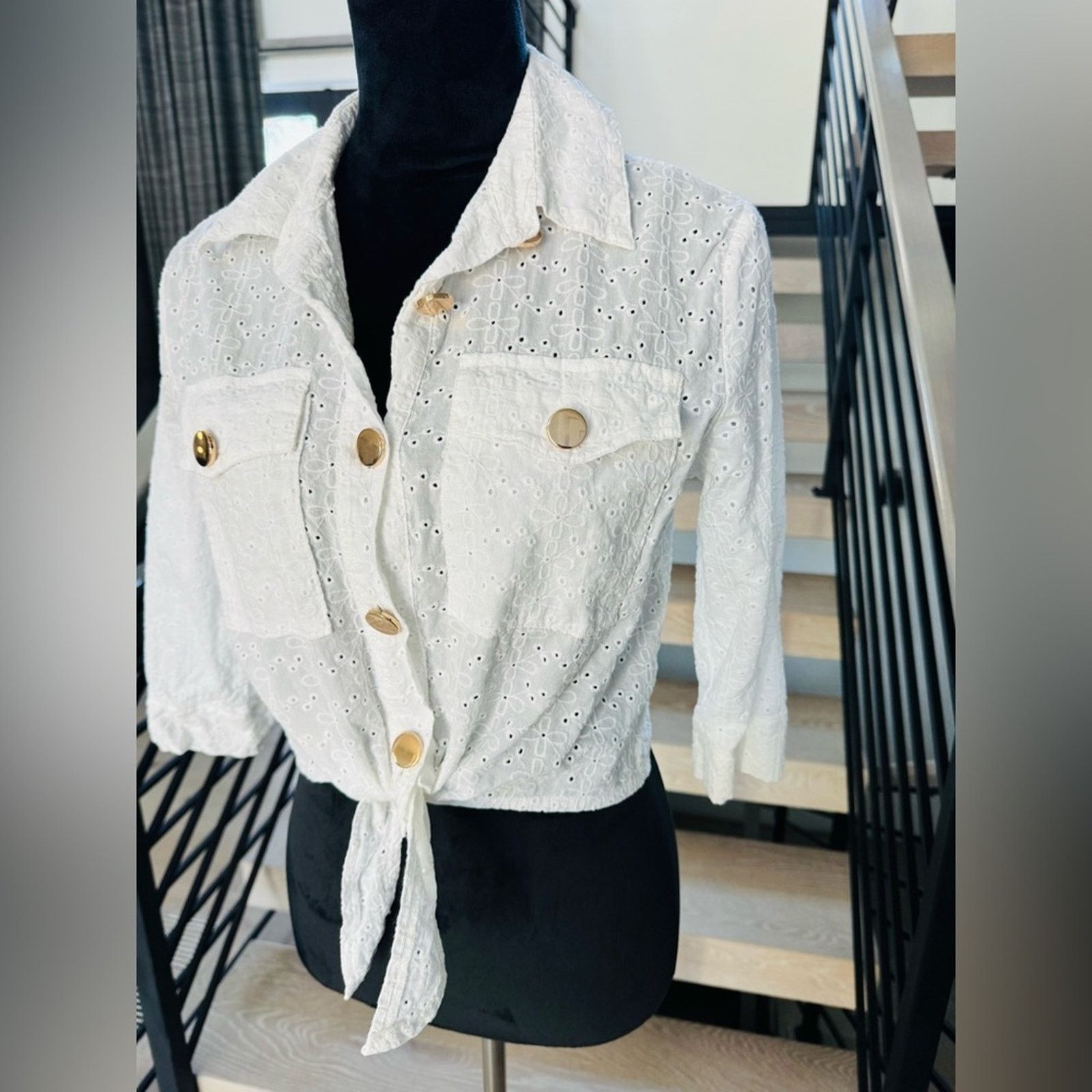 Other New Molly Bracken White Button-Down Women's Shirt size S Size S / US 4 / IT 40 - 7 Thumbnail