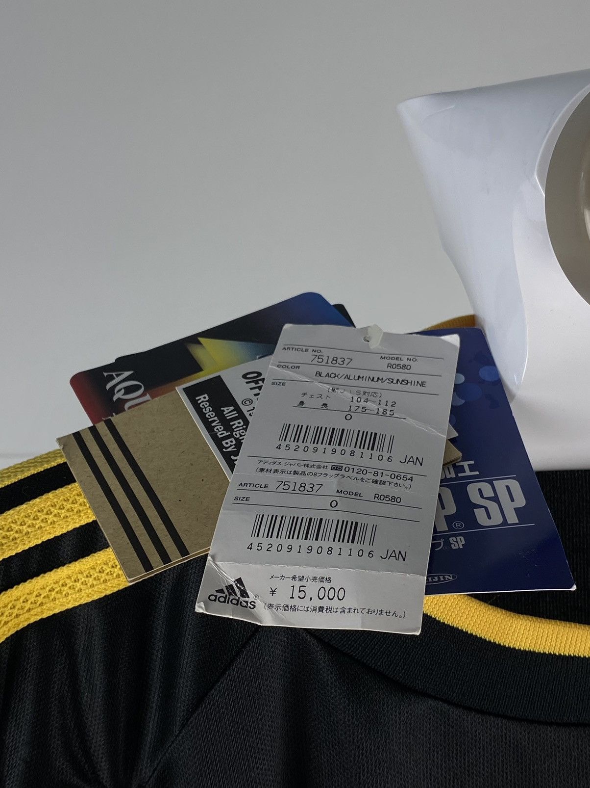 Adidas × Japanese Brand Japan jersey 1999 NEW football shirt GK long sleeve Adidas Size US L / EU 52-54 / 3 - 6 Thumbnail