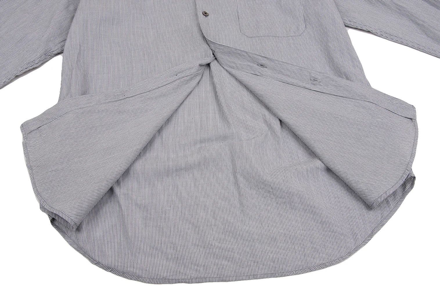 Yohji Yamamoto Yohji Yamamoto COSTUME D'HOMME Cotton Pinstripe Shirt Size US M / EU 48-50 / 2 - 11 Thumbnail