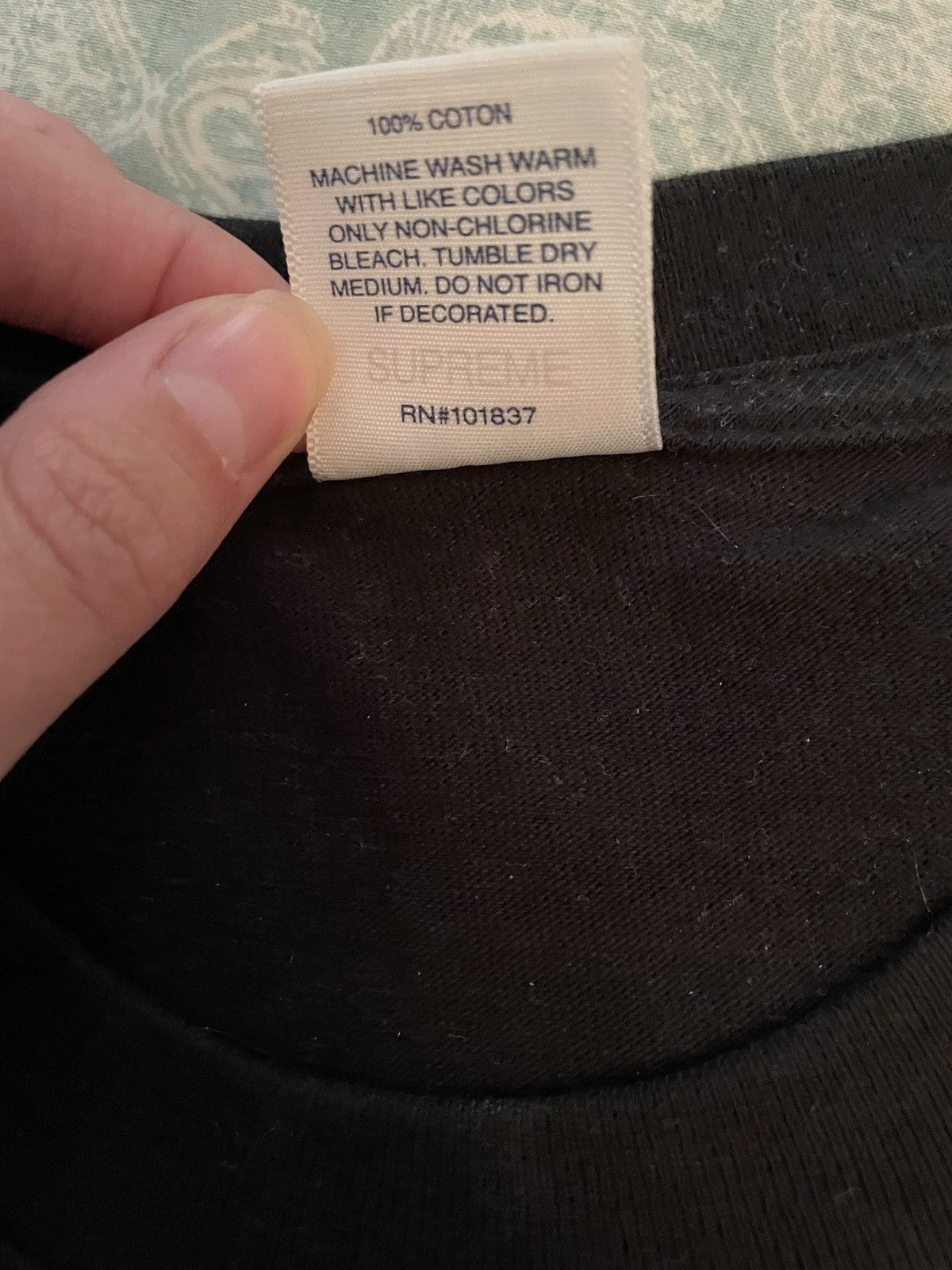 Supreme Supreme Bandana Box Logo Tee Shirt Black Size US M / EU 48-50 / 2 - 4 Thumbnail