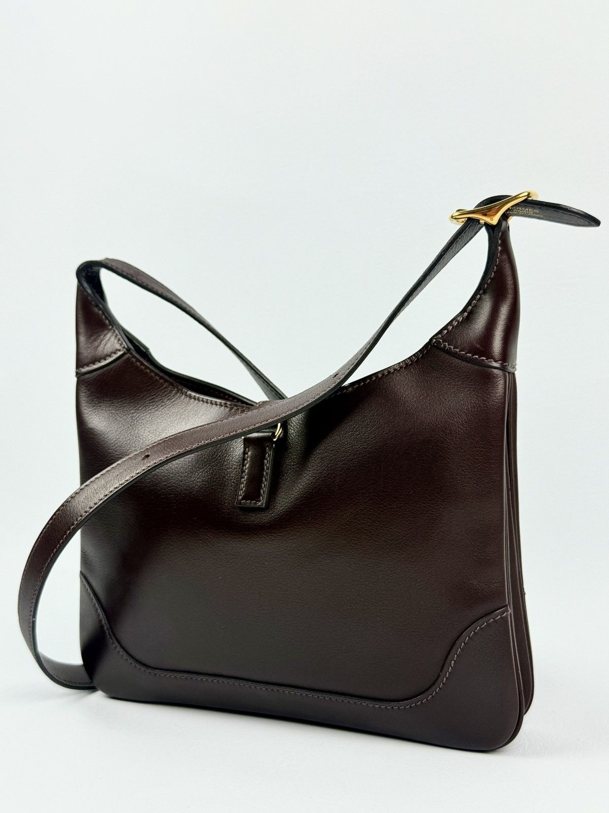 Hermes Hermes - 2020 - Evercolor - Brown & Gold - Trim Duo - 24 Size ONE SIZE - 15 Thumbnail