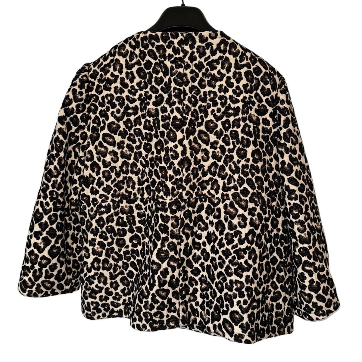 Chicos Chico’s Animal Print Jacquard Jacket Medium NWT Button Front Size M / US 6-8 / IT 42-44 - 3 Thumbnail