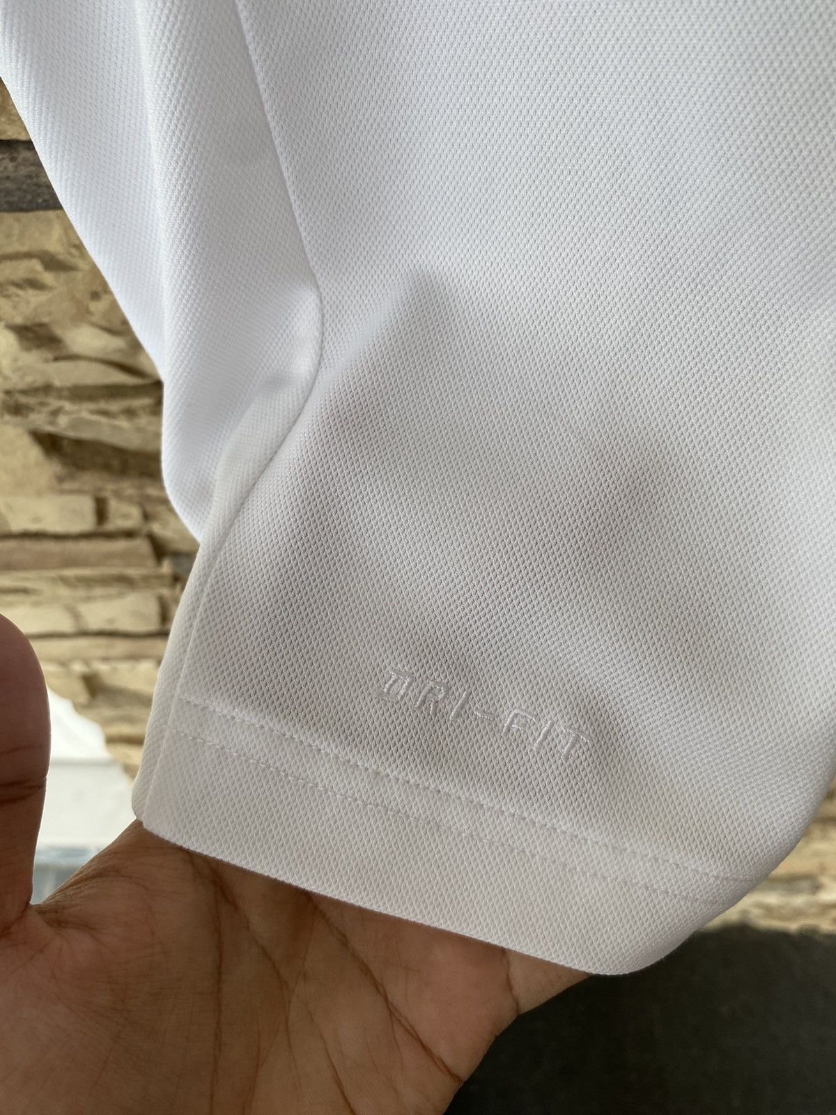 Nike Nike Dri-FIT Polo Shirt White Gold Jersey Size US M / EU 48-50 / 2 - 5 Thumbnail