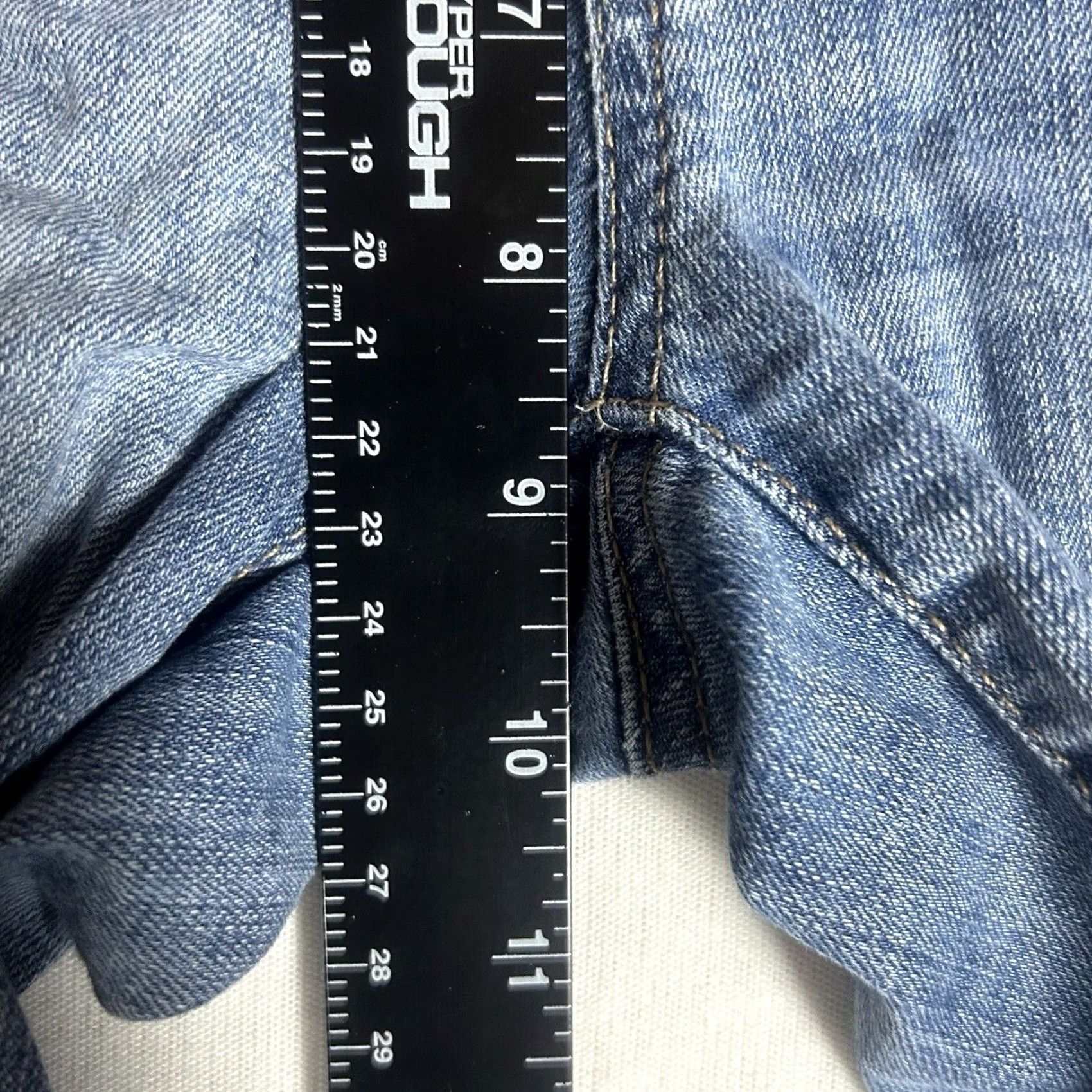Gap Gap 1969 True Skinny Jeans Womens Size 24R Stretch Mid Rise Medium Wash Denim Clothing Jeans Regular Rise Zip Inseam 28in Size 42" / US 20 - 7 Thumbnail