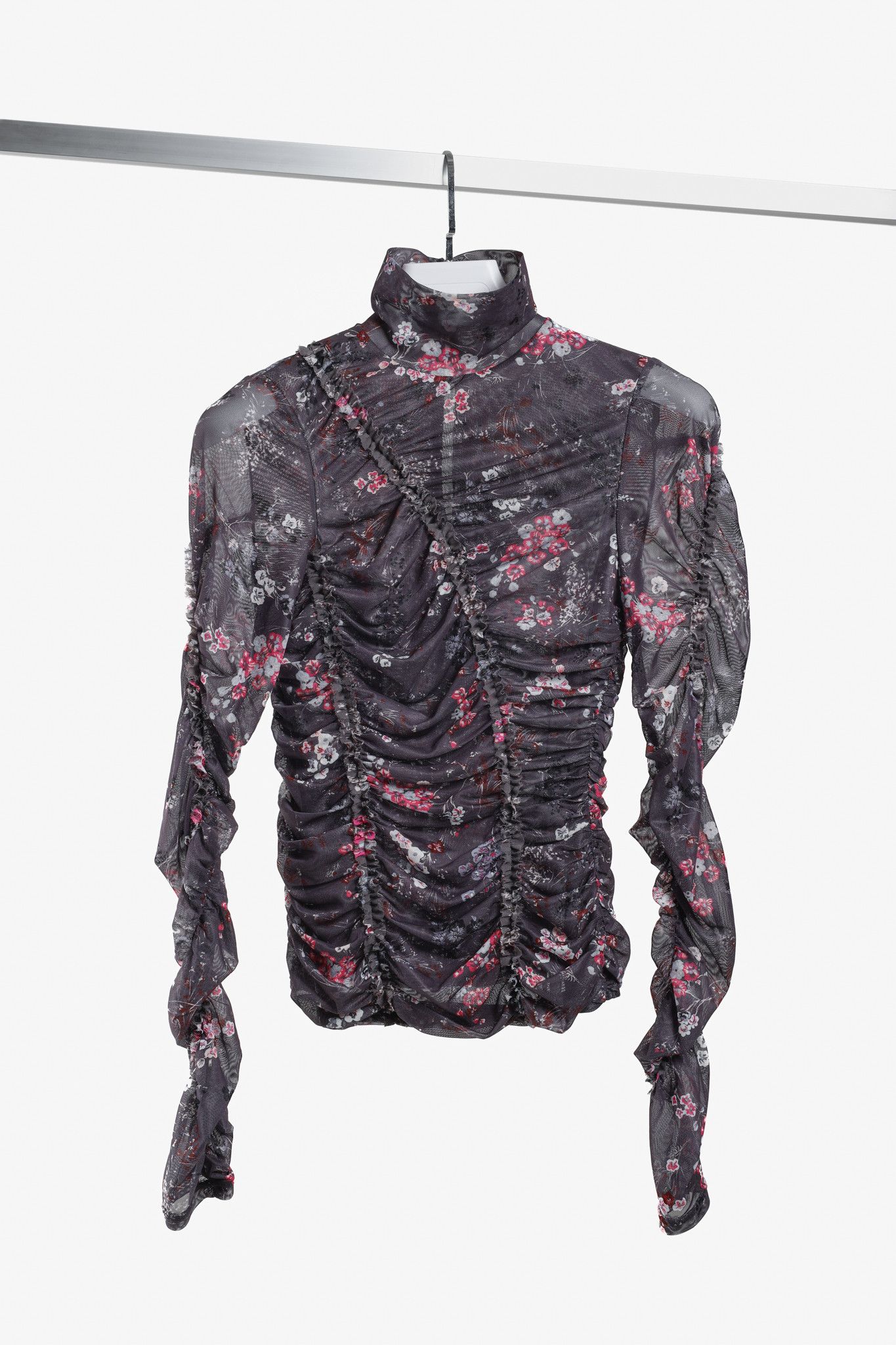 Cinq a Sept Cinq a Sept Ellianna Foral Mesh Top Size S / US 4 / IT 40 - 1 Thumbnail