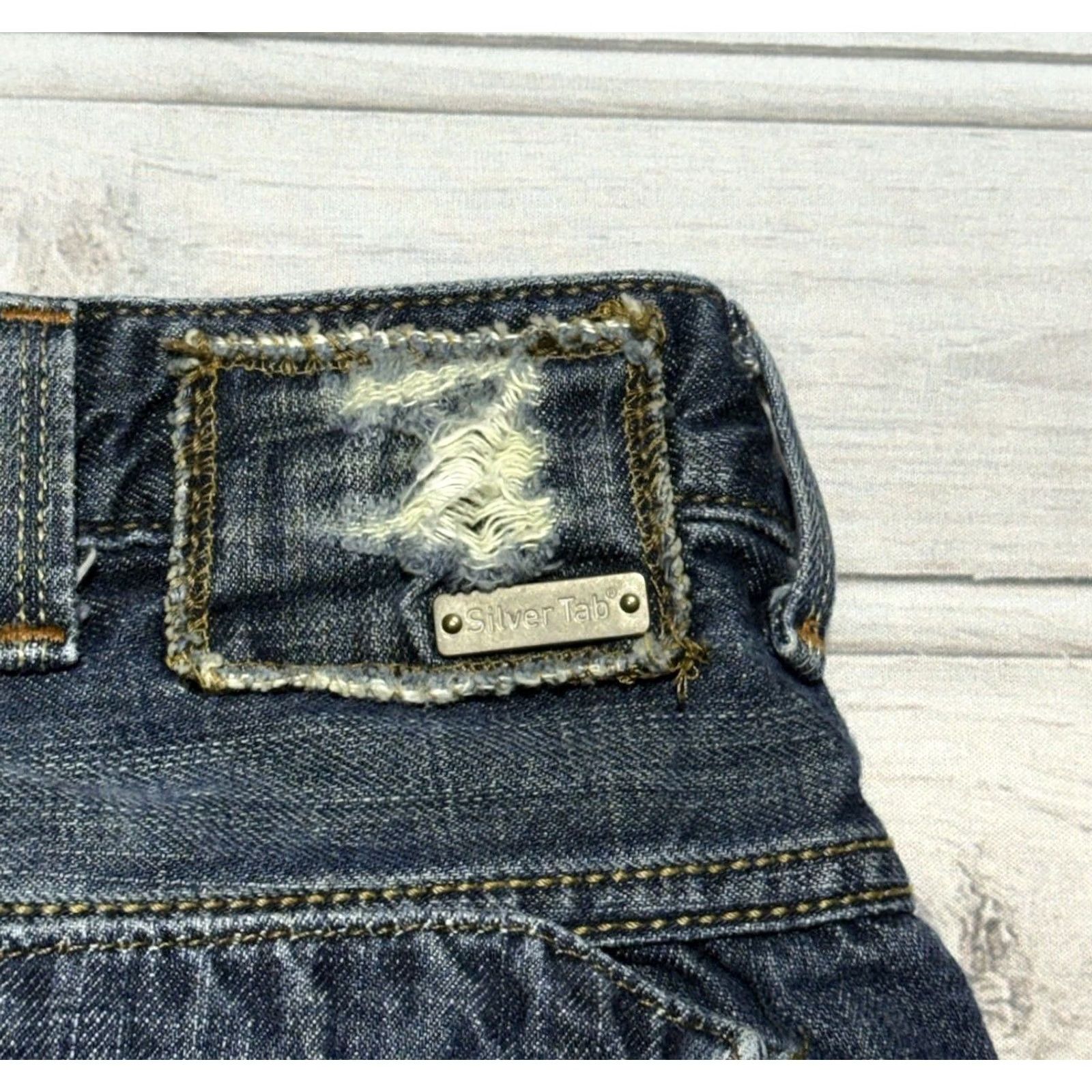Levi's VINTAGE Levi’s Silvertab Jeans Slim Straight 38x32 Blue 90s Mens Denim 5-Pocket VTG Y2K Size US 38 / EU 54 - 4 Thumbnail