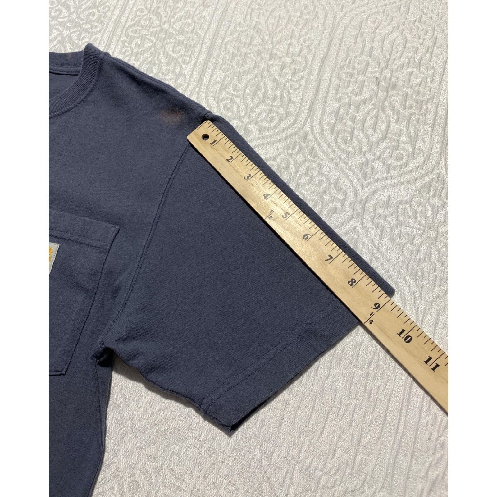 Carhartt VINTAGE Carhartt K87 Pocket Shirt Mens XS Blue Loose Fit Short Sleeve Crewneck Workwear Size US XS / EU 42 / 0 - 7 Thumbnail