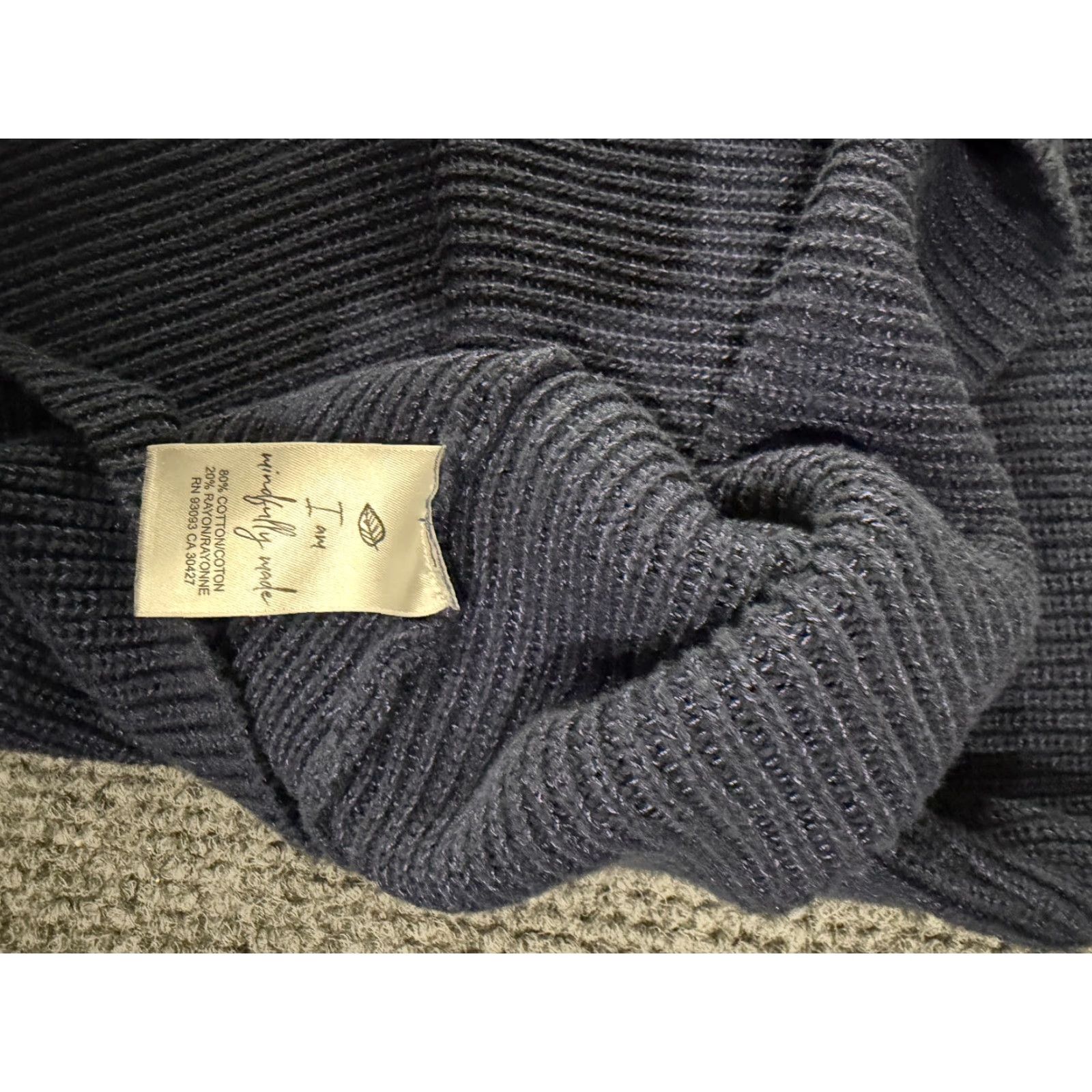 NIC+ZOE NIC+ZOE Sweater Womens XL Blue Knit Long Sleeve Crewneck Pullover Size XL / US 12-14 / IT 48-50 - 3 Thumbnail