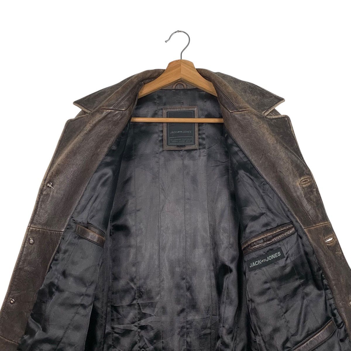 Japanese Brand Vintage Jack And Jones Leather Jacket Size US M / EU 48-50 / 2 - 12 Thumbnail