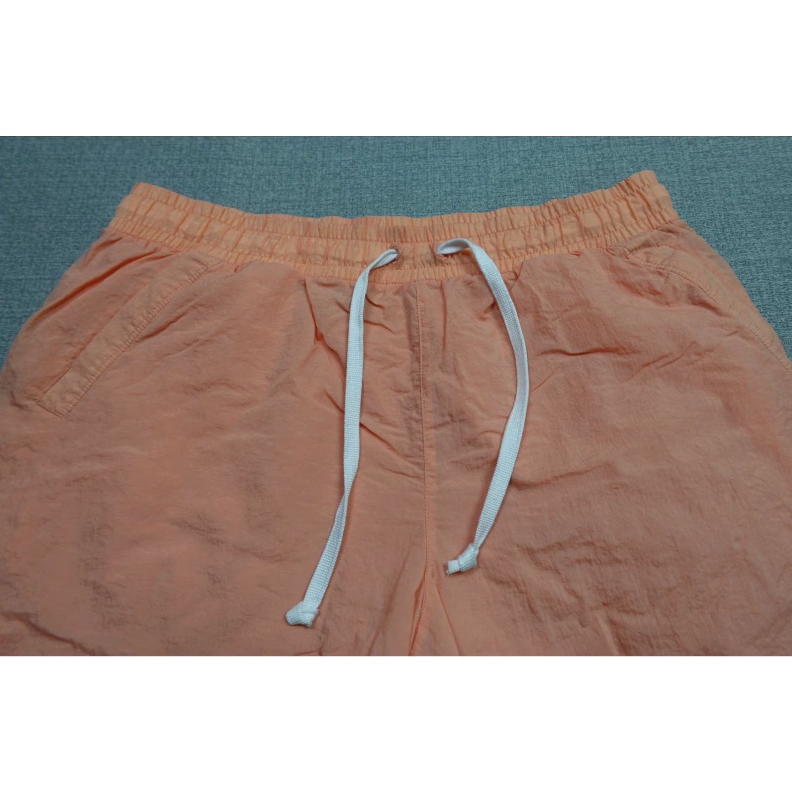 Nike Nike Shorts Mens XL Orange Nylon Drawstring Pockets Lightweight Athletic Swishy Size US 36 / EU 52 - 3 Thumbnail